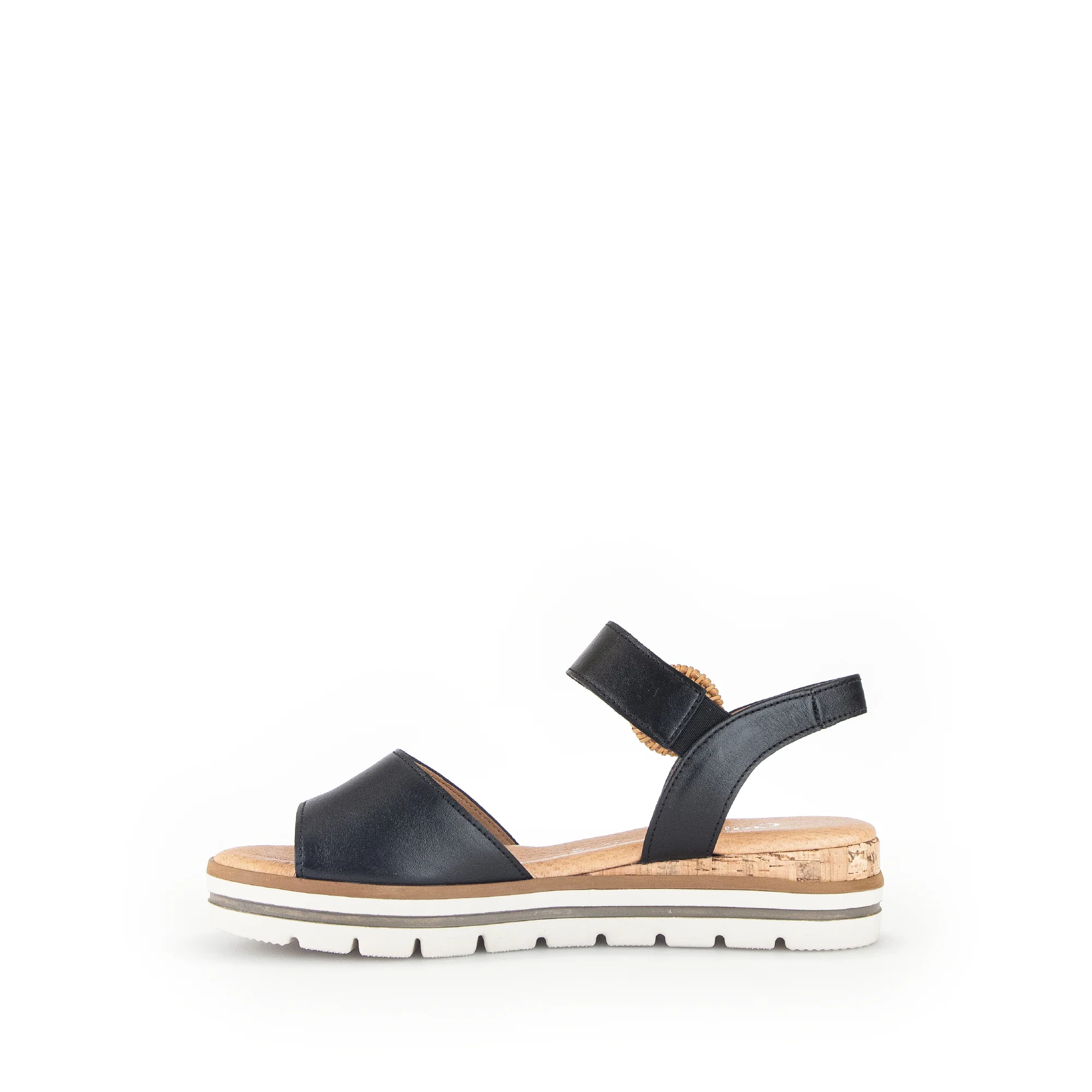 Sandales noires en cuir - Image 2