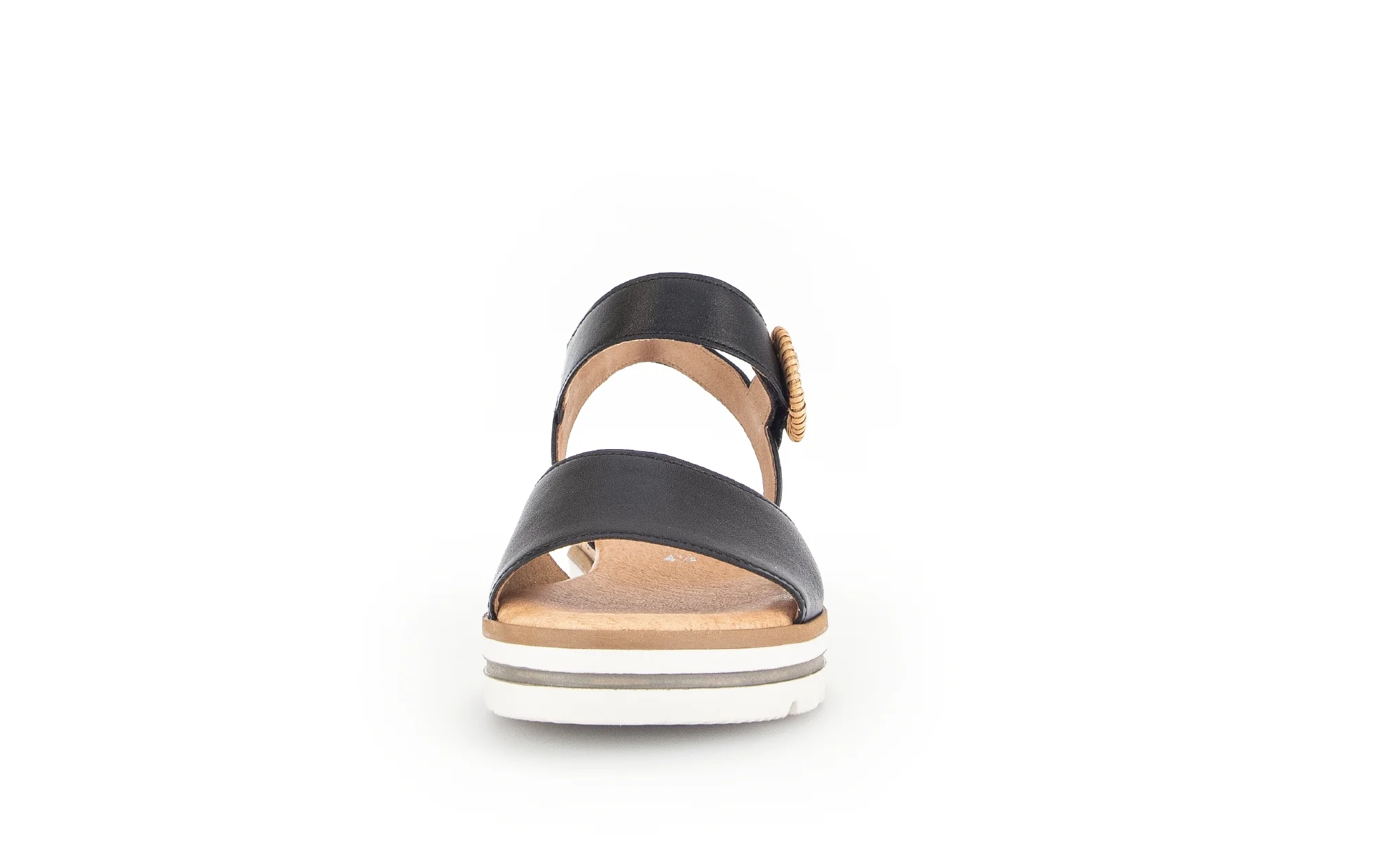 Sandales noires en cuir - Image 4