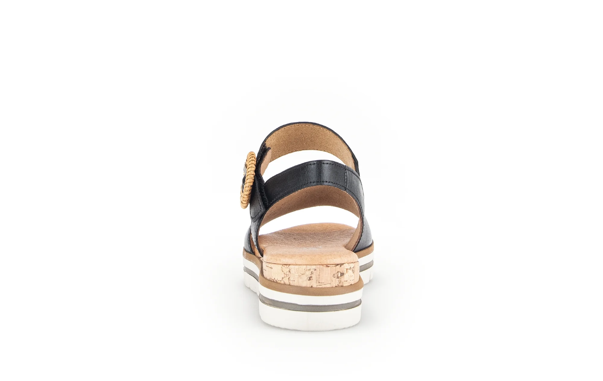 Sandales noires en cuir - Image 6