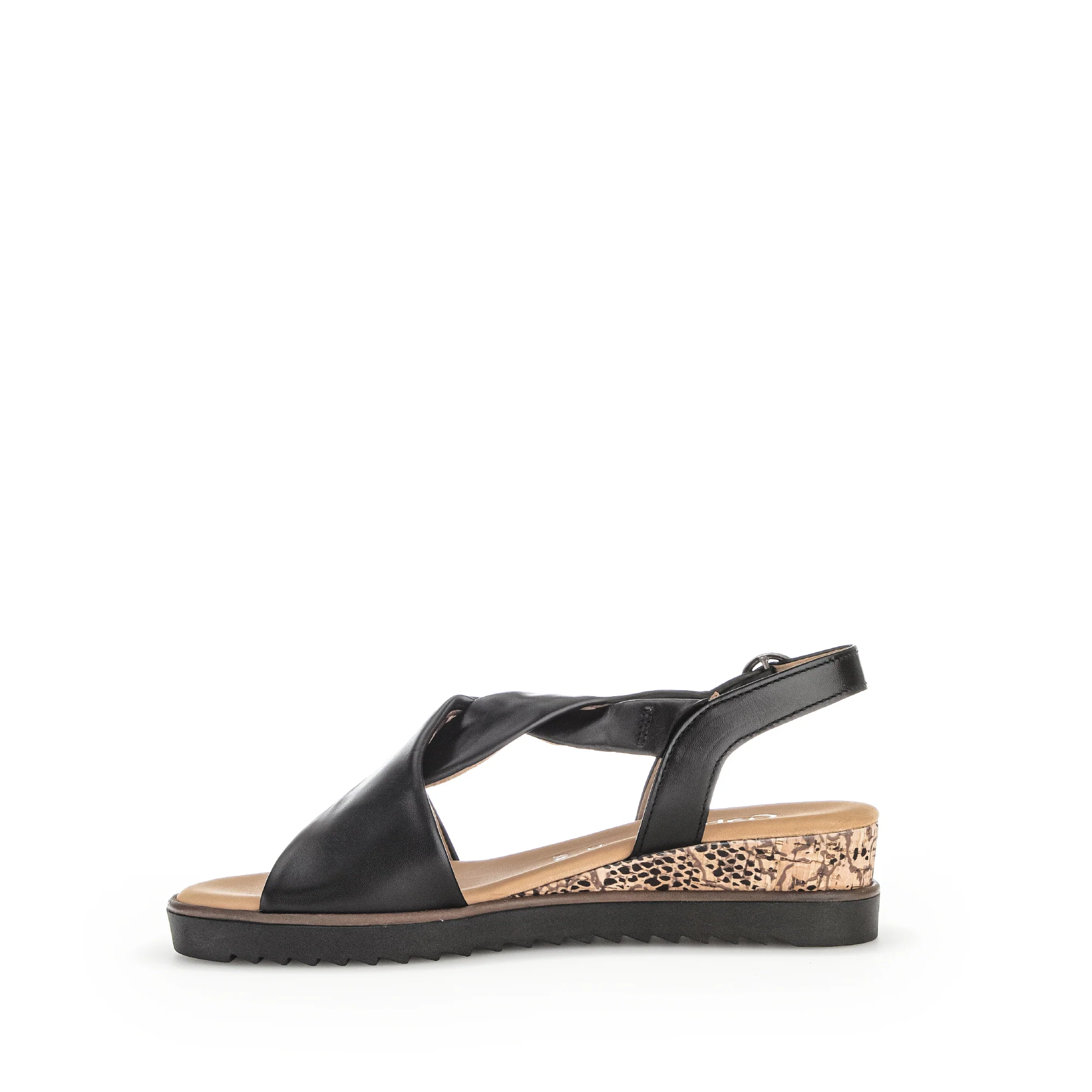 Sandales noires en cuir - Image 2