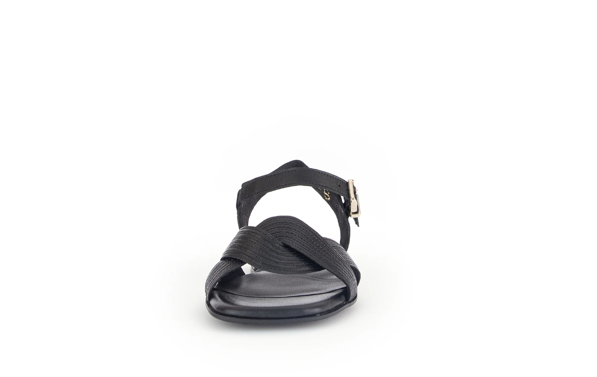 Sandales noires en cuir - Image 4