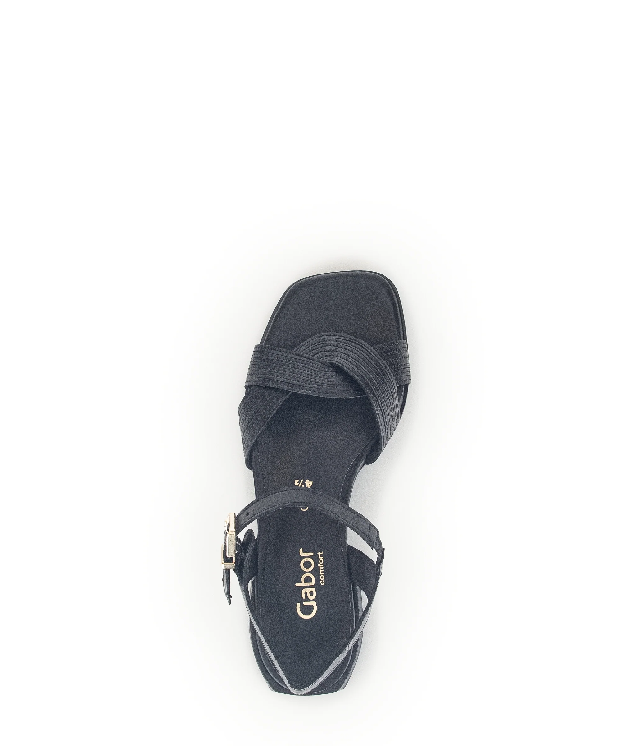 Sandales noires en cuir - Image 5