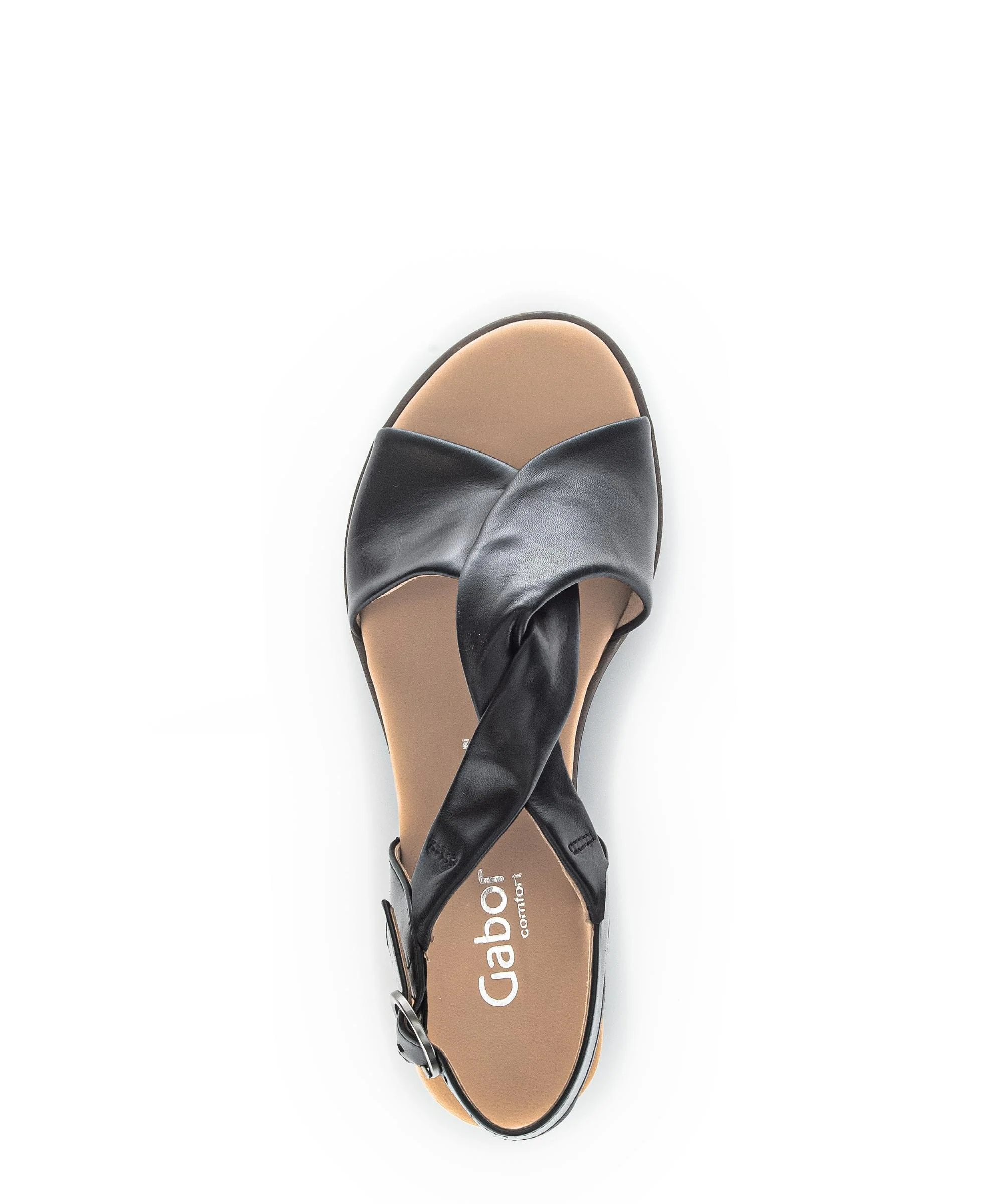 Sandales noires en cuir - Image 3
