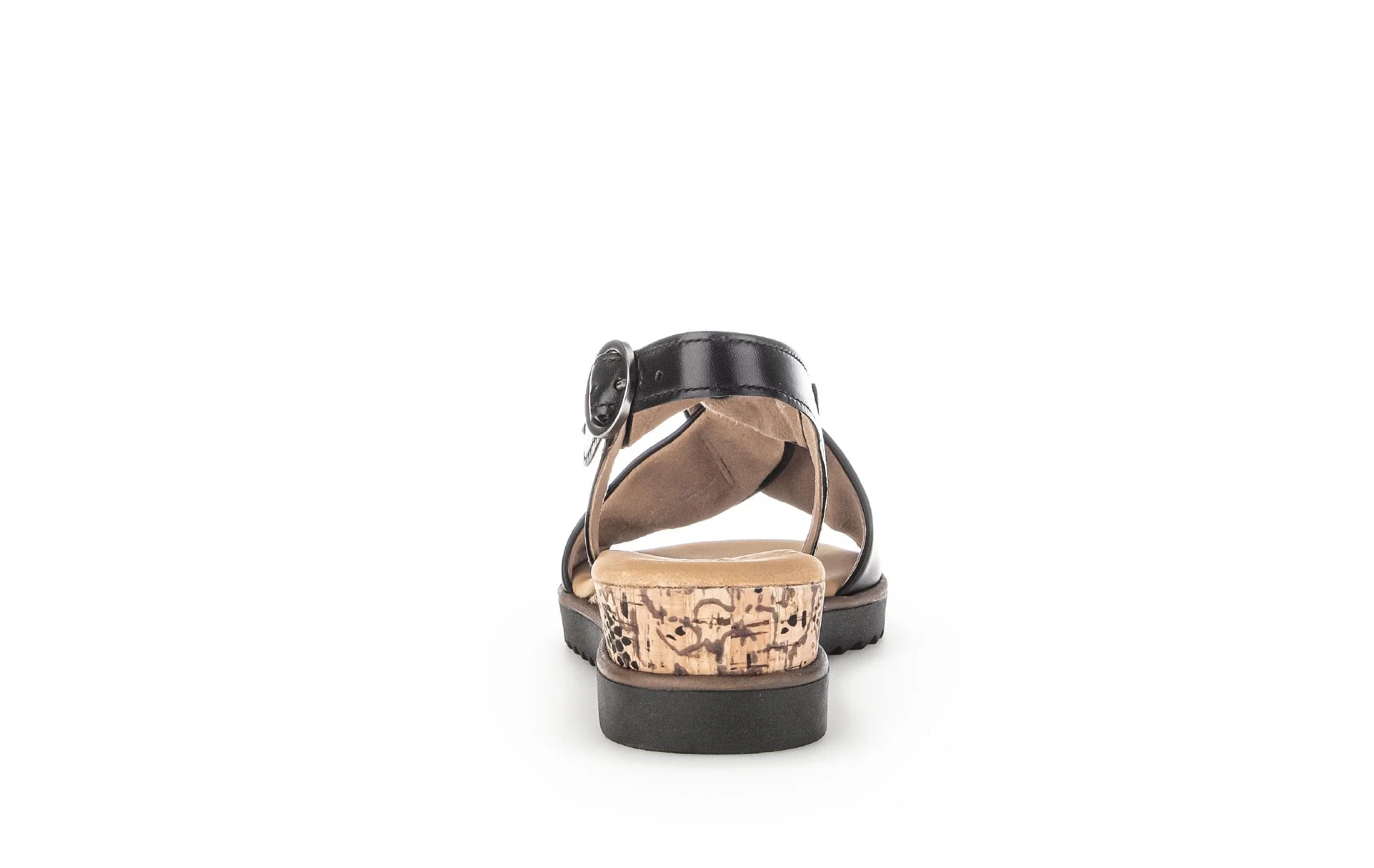 Sandales noires en cuir - Image 4