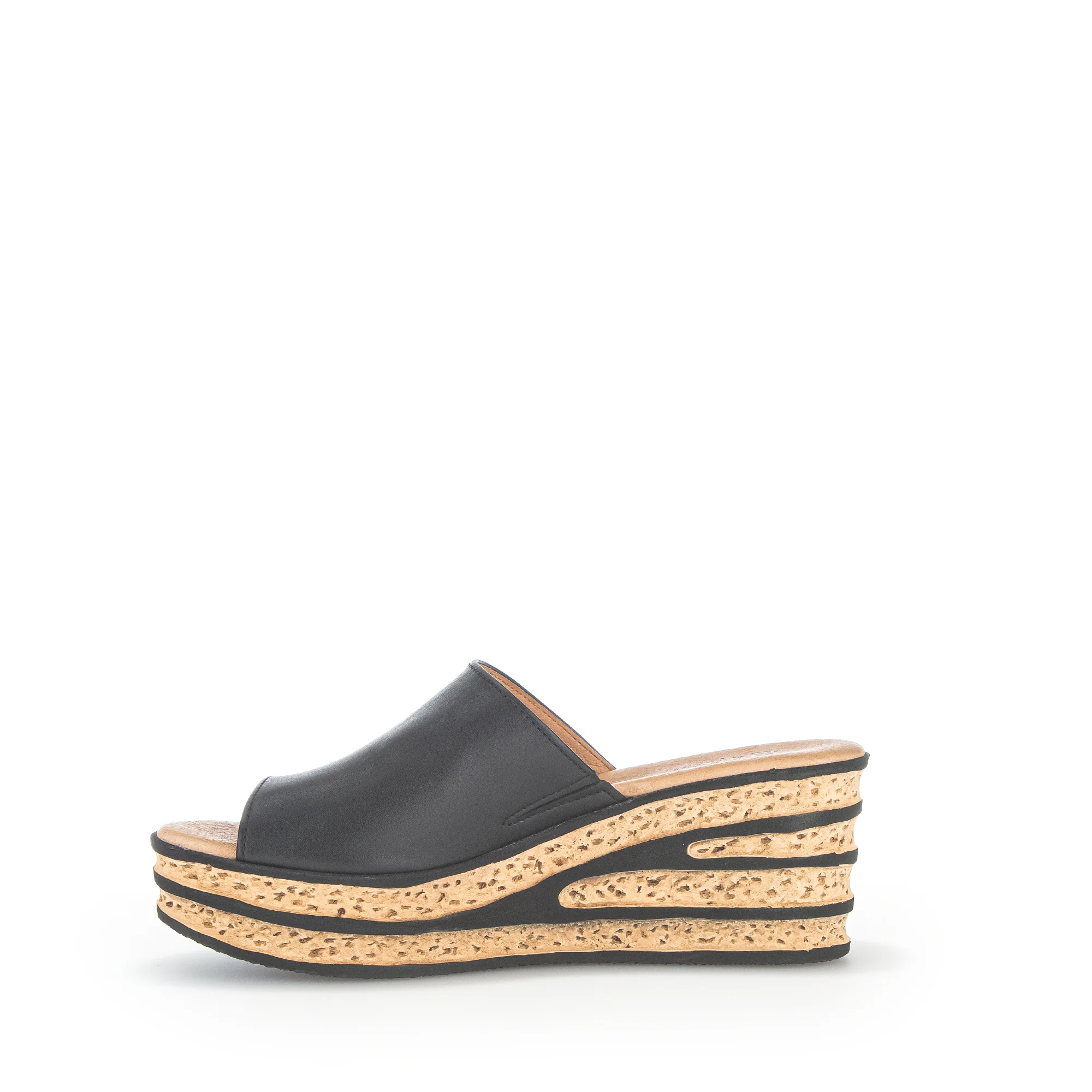 Sandales noires en cuir - Image 2