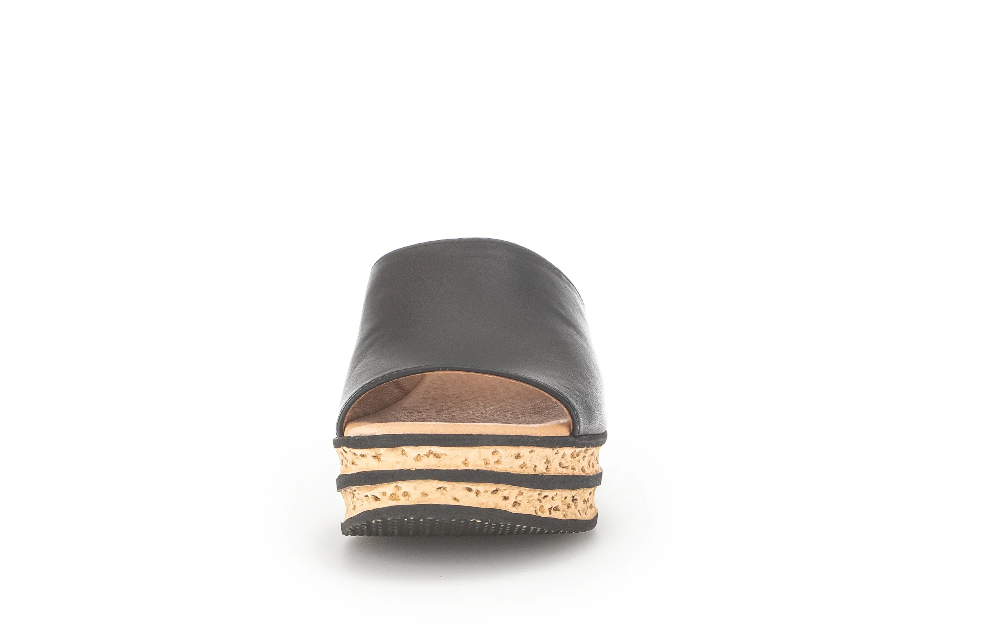 Sandales noires en cuir - Image 4
