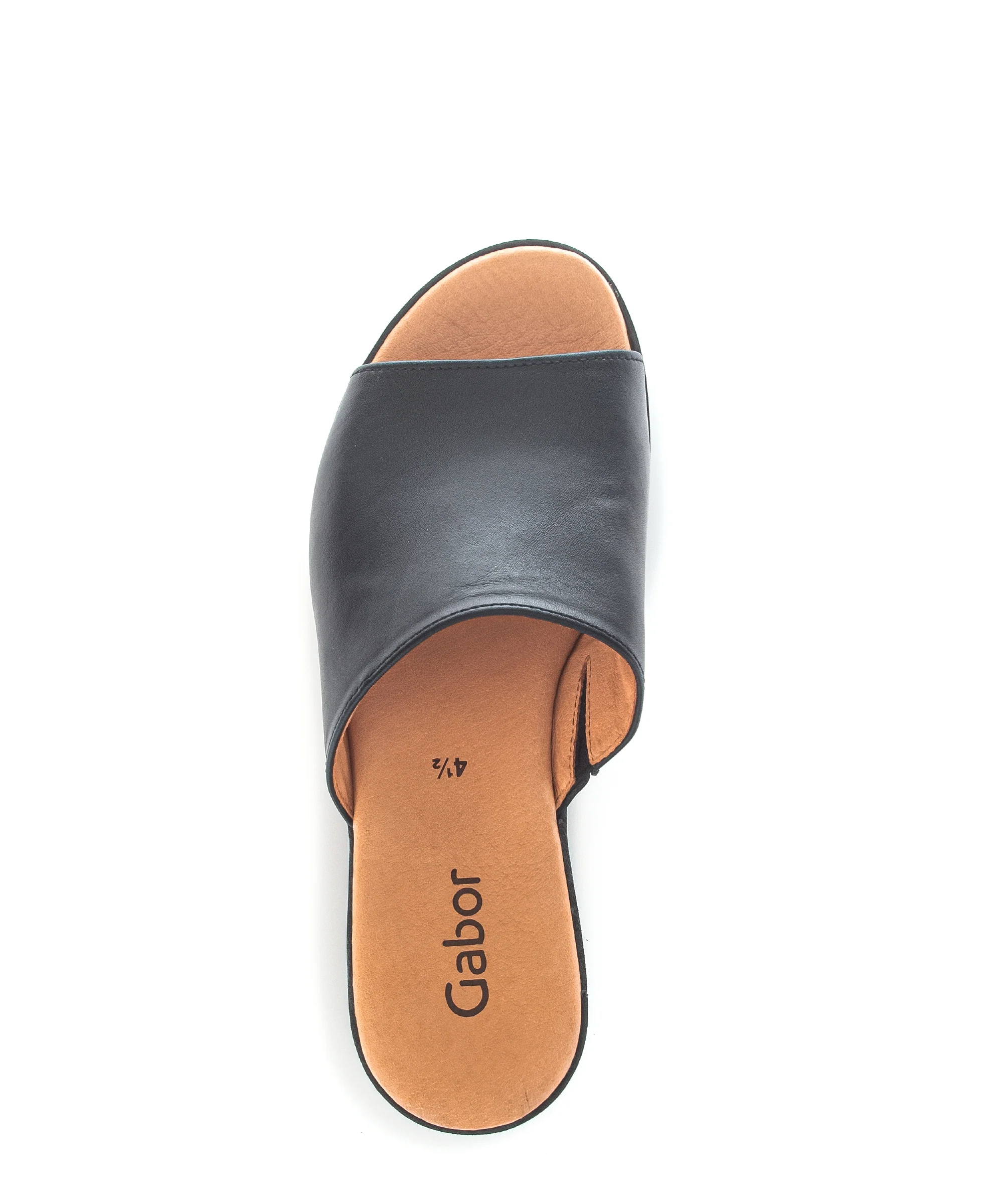 Sandales noires en cuir - Image 5