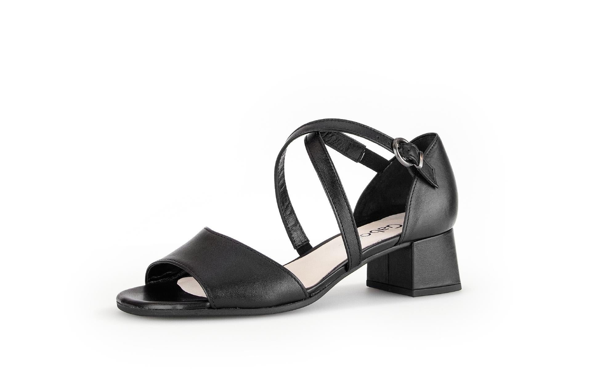 Sandales noires en cuir - Image 6