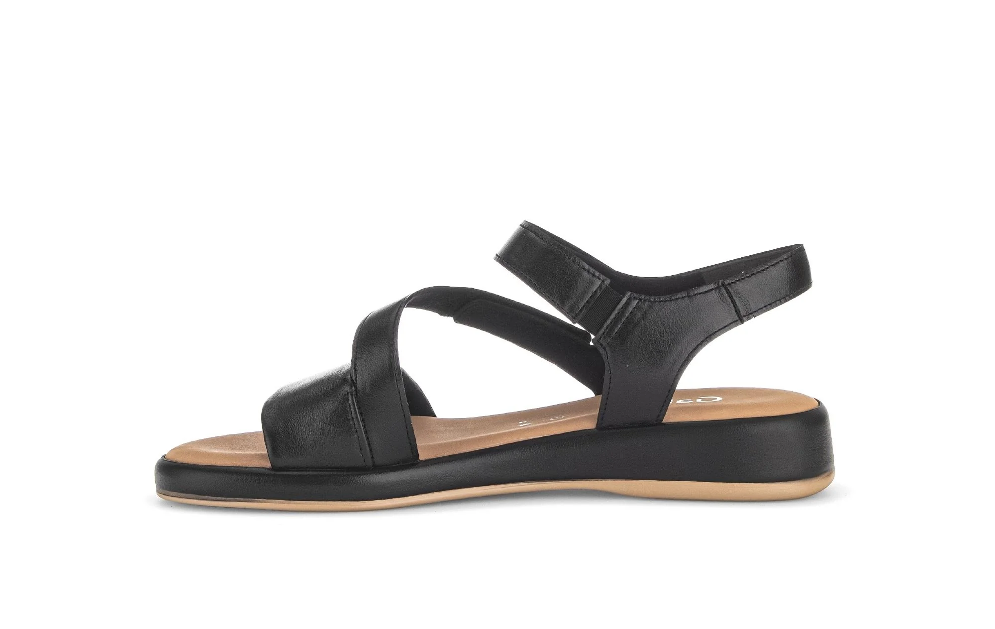 Sandales noires en cuir - Image 2