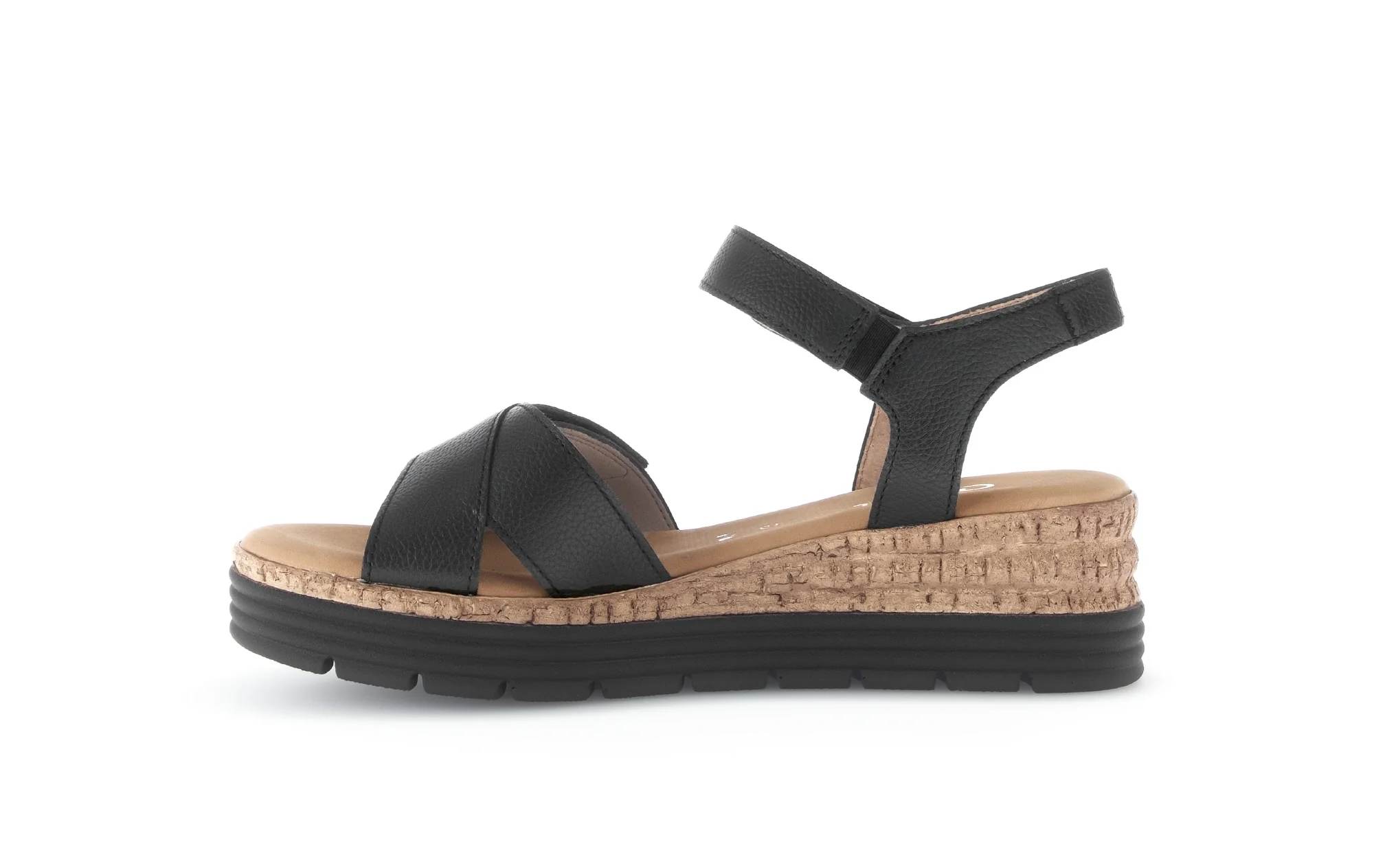 Sandales noires en cuir - Image 2