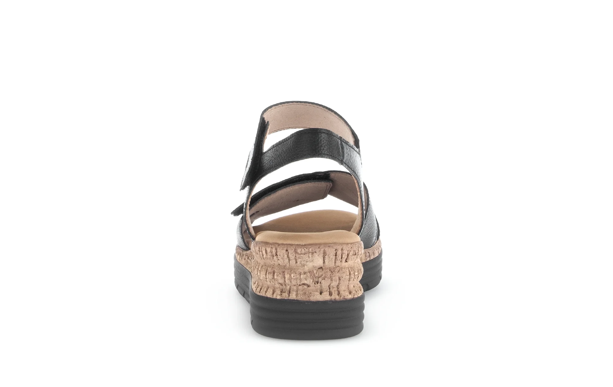 Sandales noires en cuir - Image 4