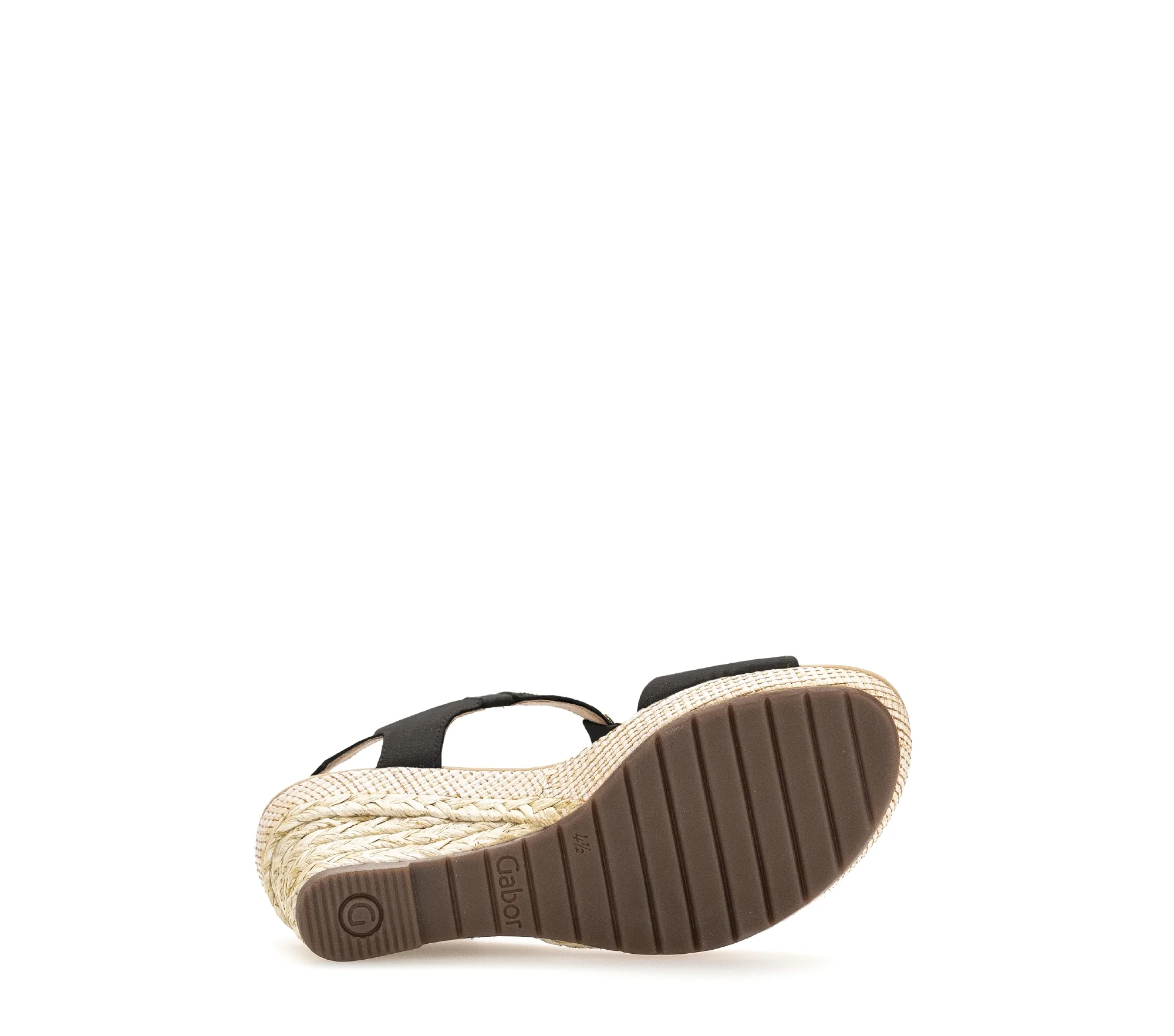 Sandales noires en cuir lisse - Image 6