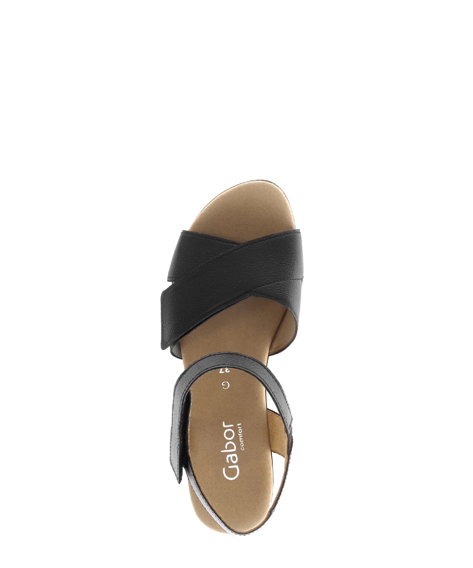 Sandales noires en cuir lisse - Image 3