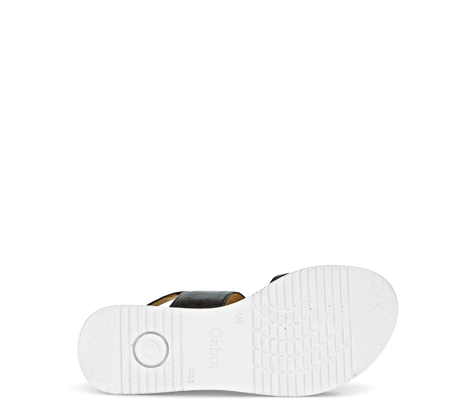 Sandales noires en cuir lisse - Image 6