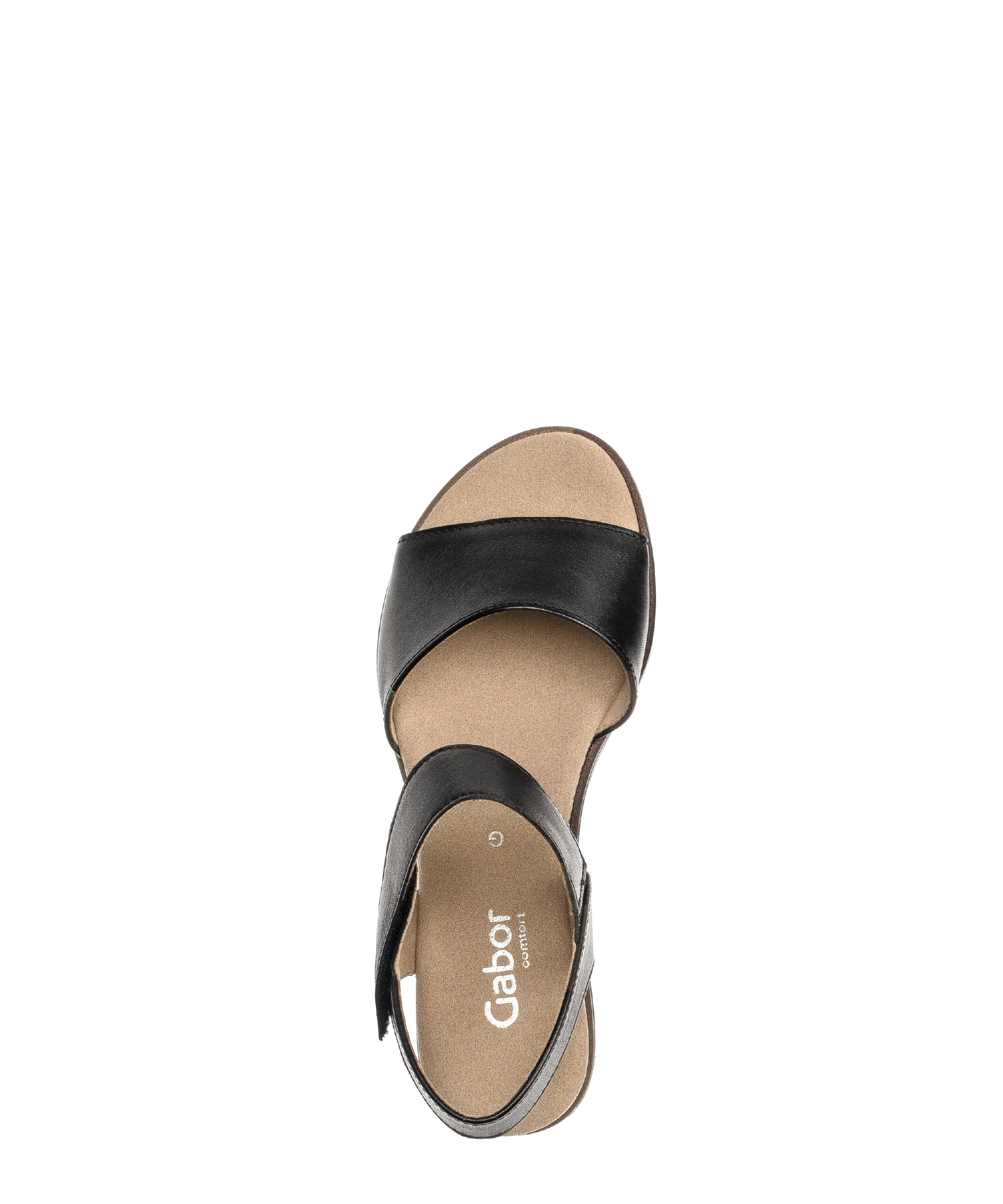 Sandales noires en cuir lisse - Image 3