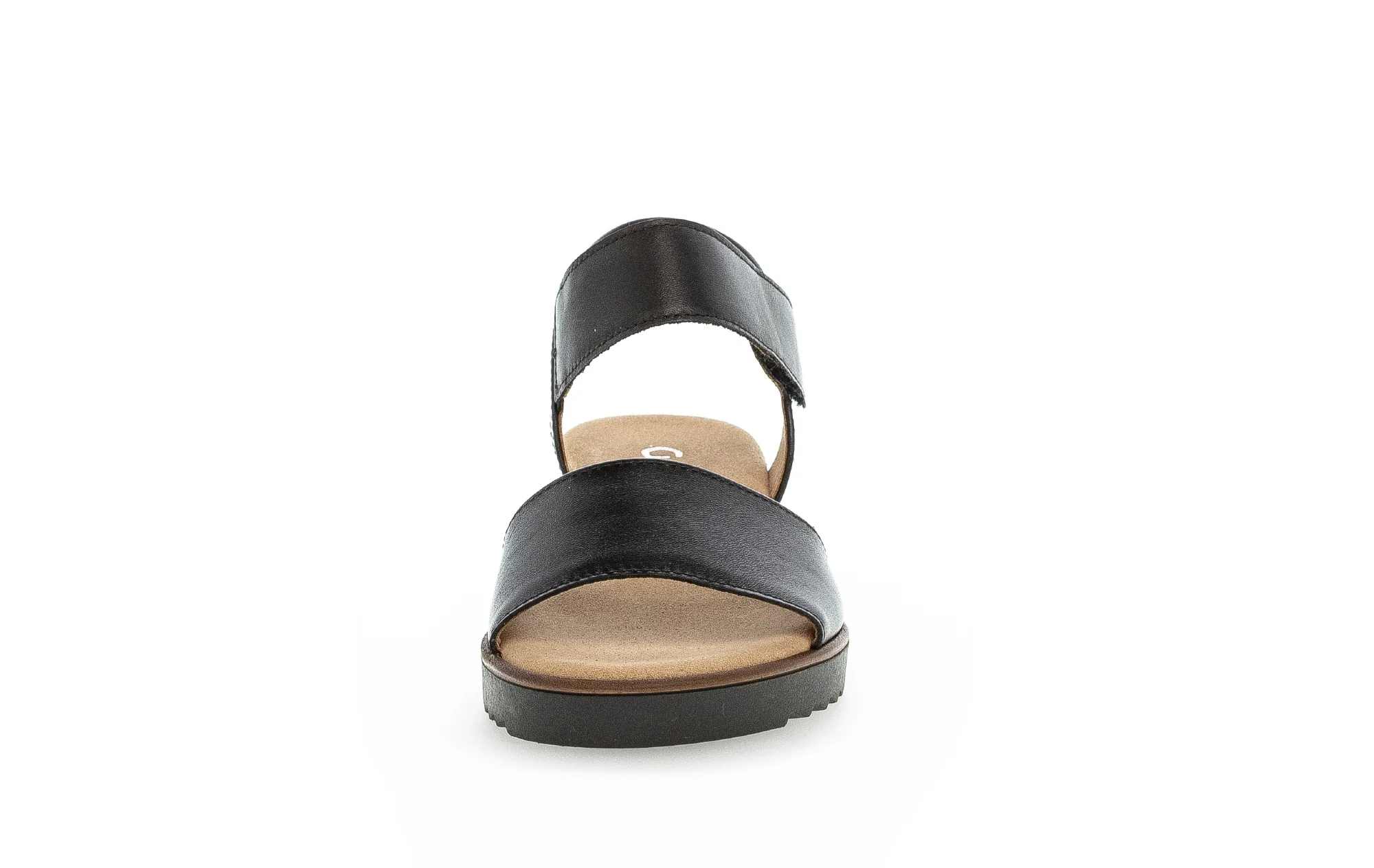 Sandales noires en cuir lisse - Image 5