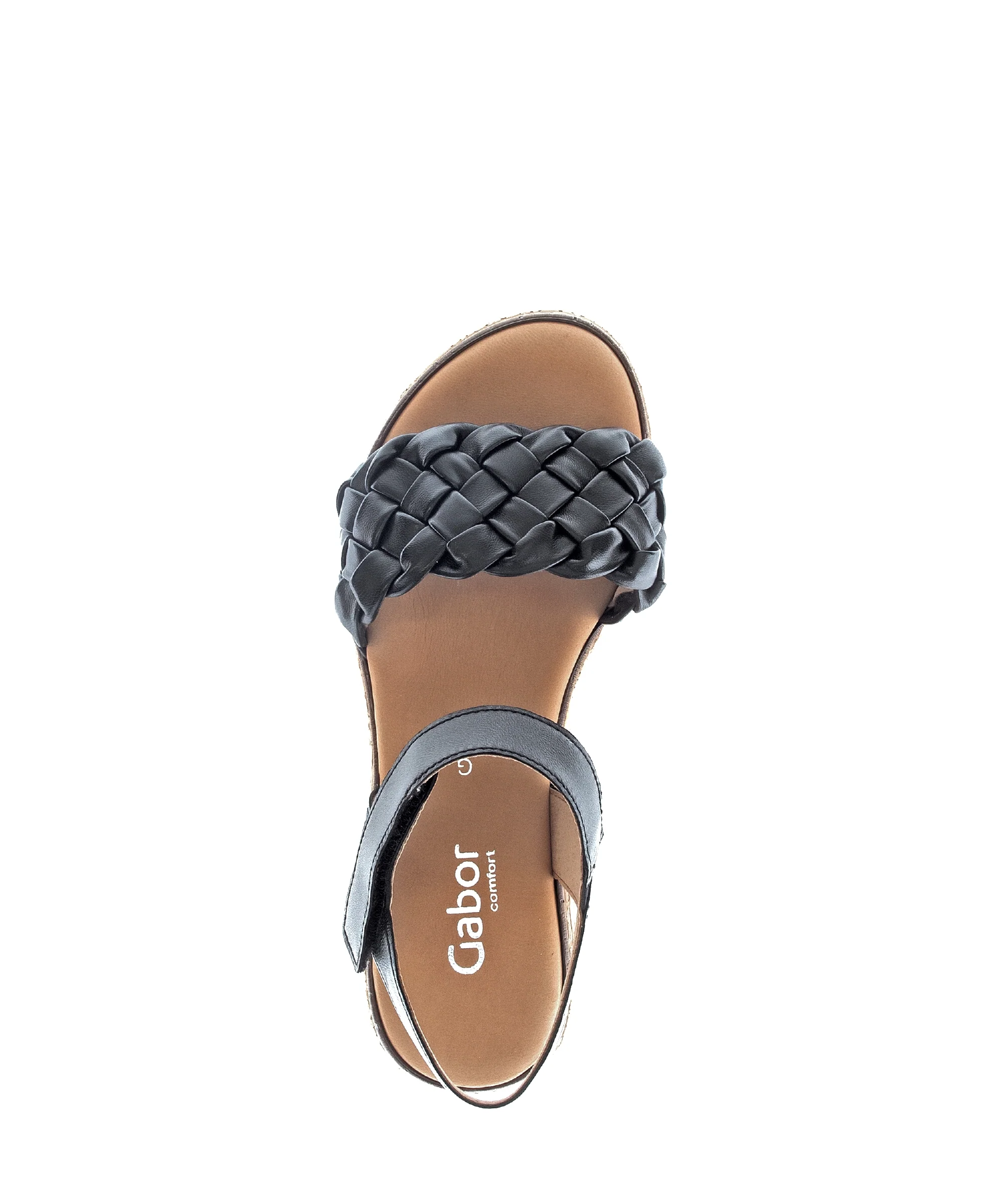 Sandales noires en cuir lisse - Image 3