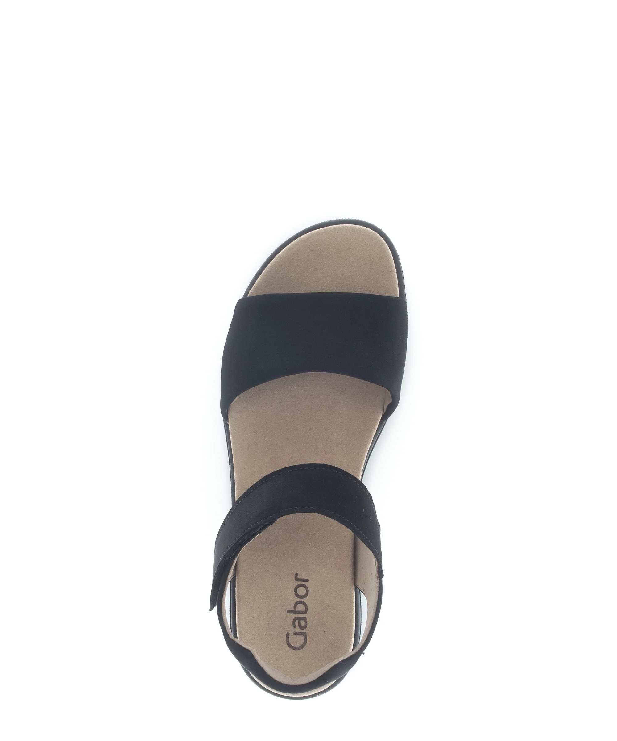 Sandales noires en nubuk - Image 3