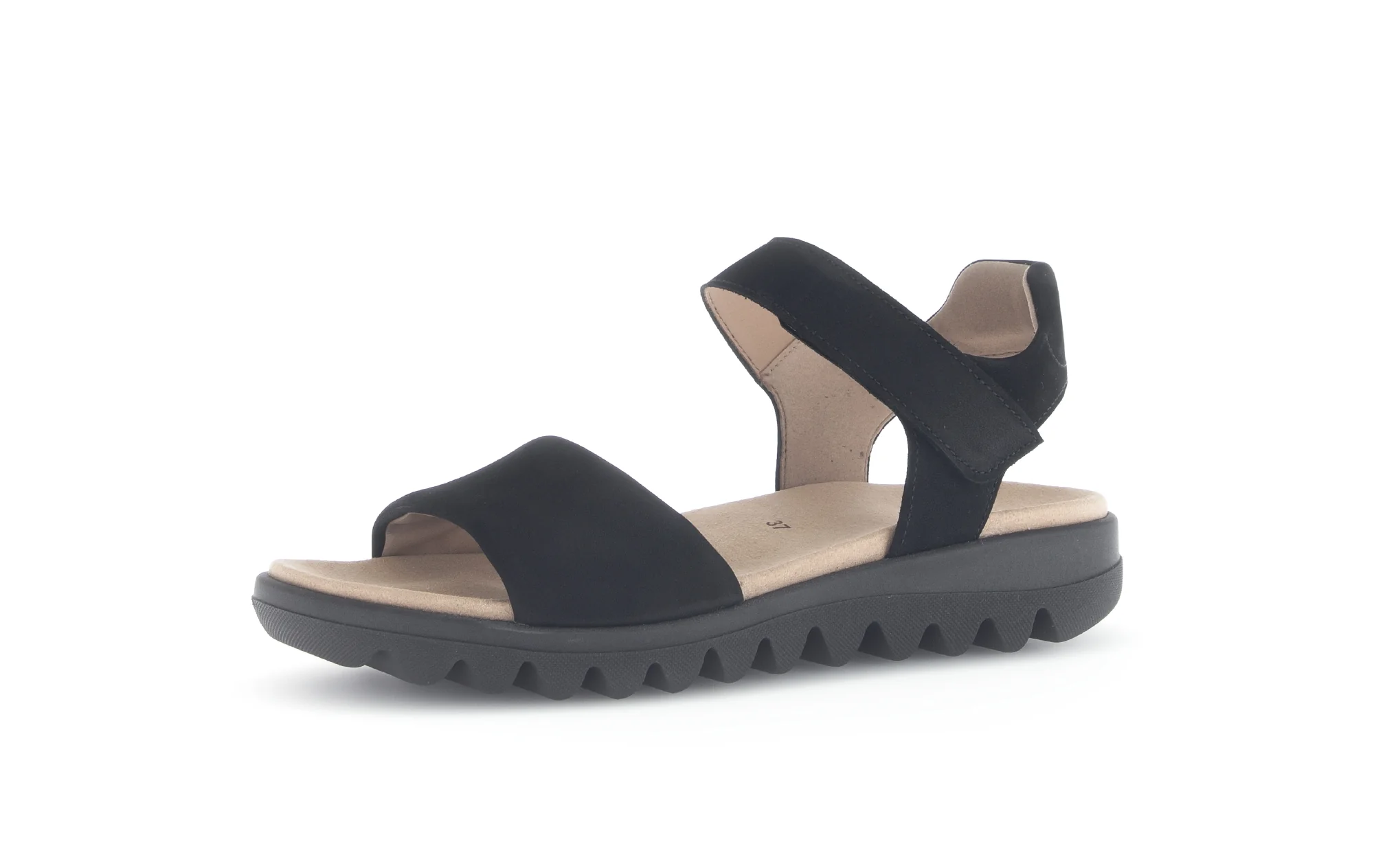 Sandales noires en nubuk - Image 6