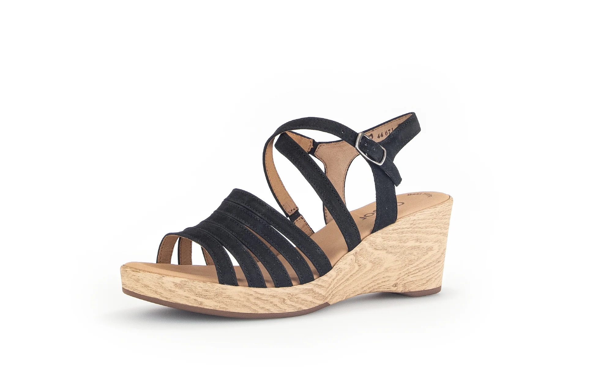 Sandales noires en nubuk - Image 3