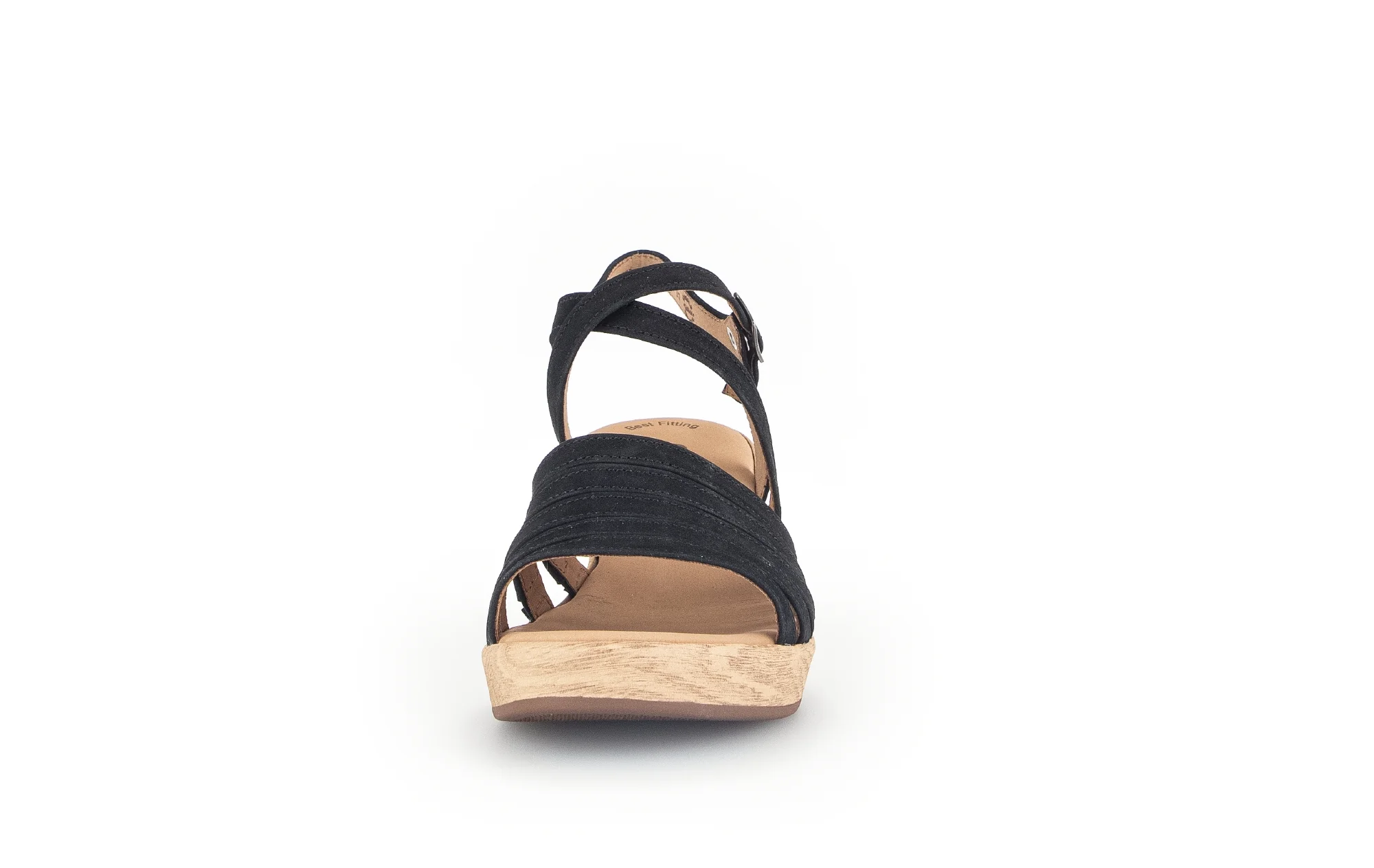 Sandales noires en nubuk - Image 4