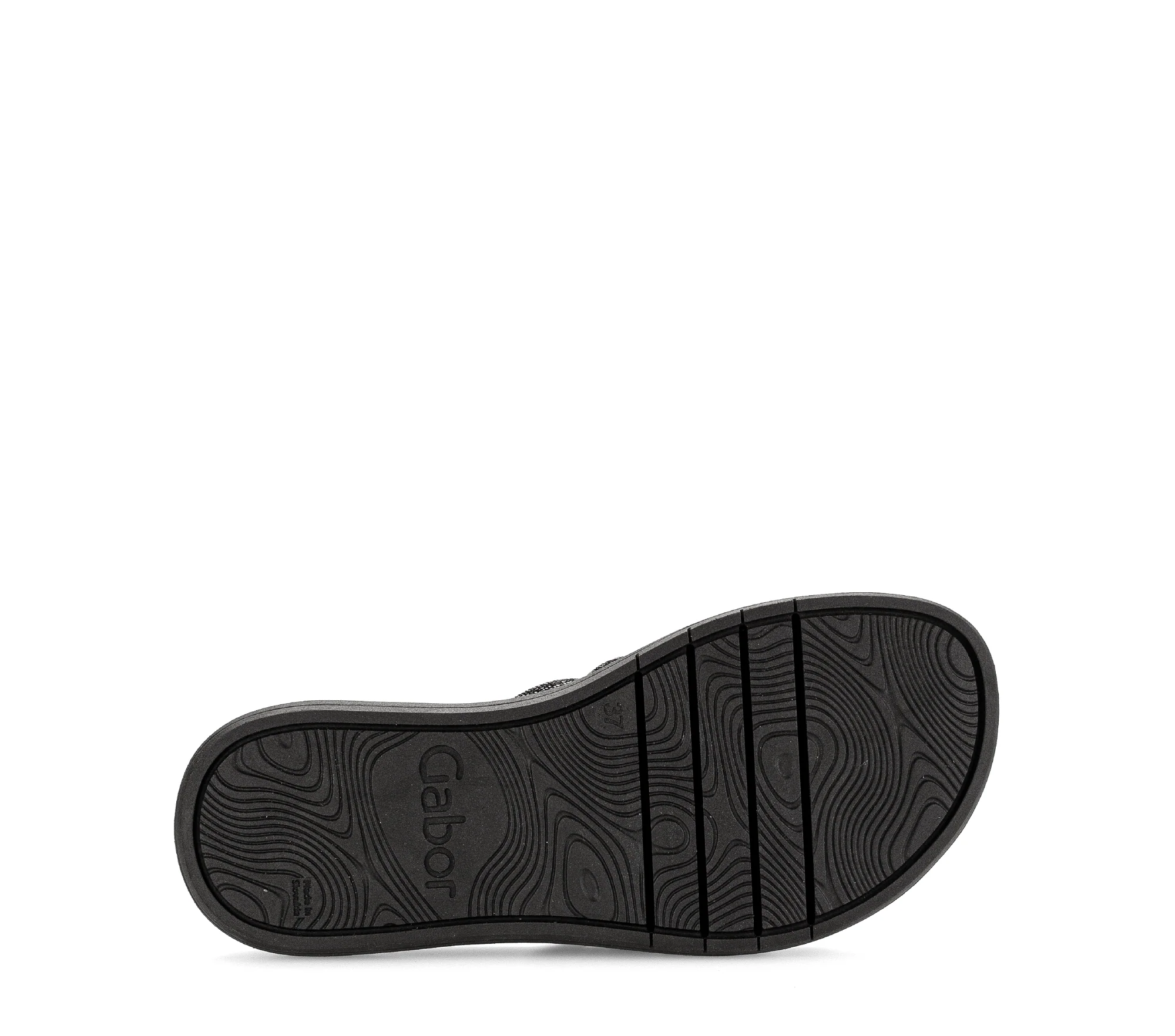 Sandales noires en textile - Image 7