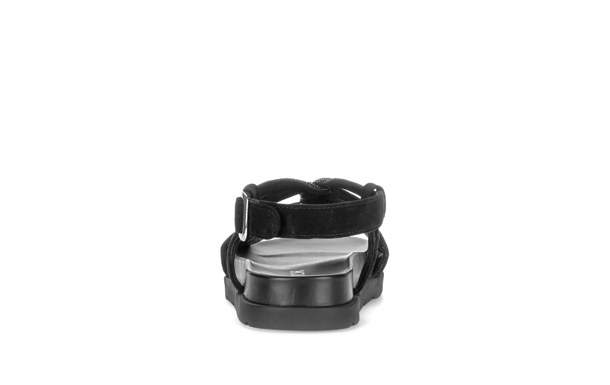 Sandales noires en velours - Image 4