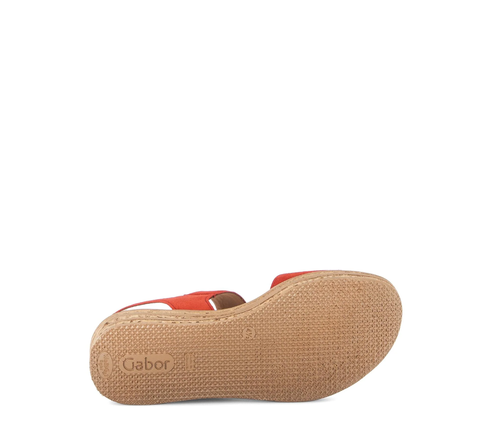 Sandales orange en nubuck - Image 7