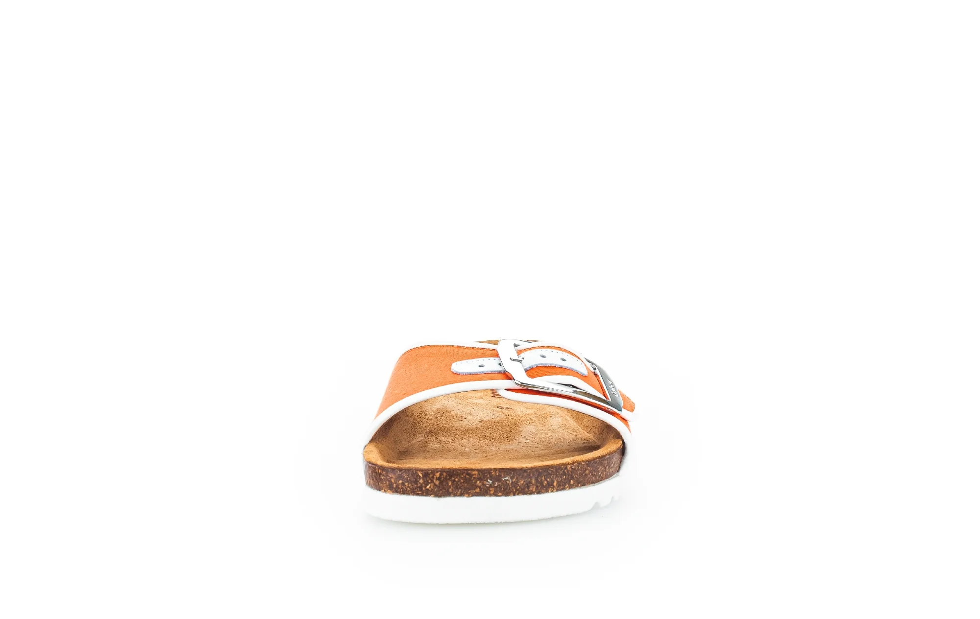 Sandales oranges en textile - Image 3