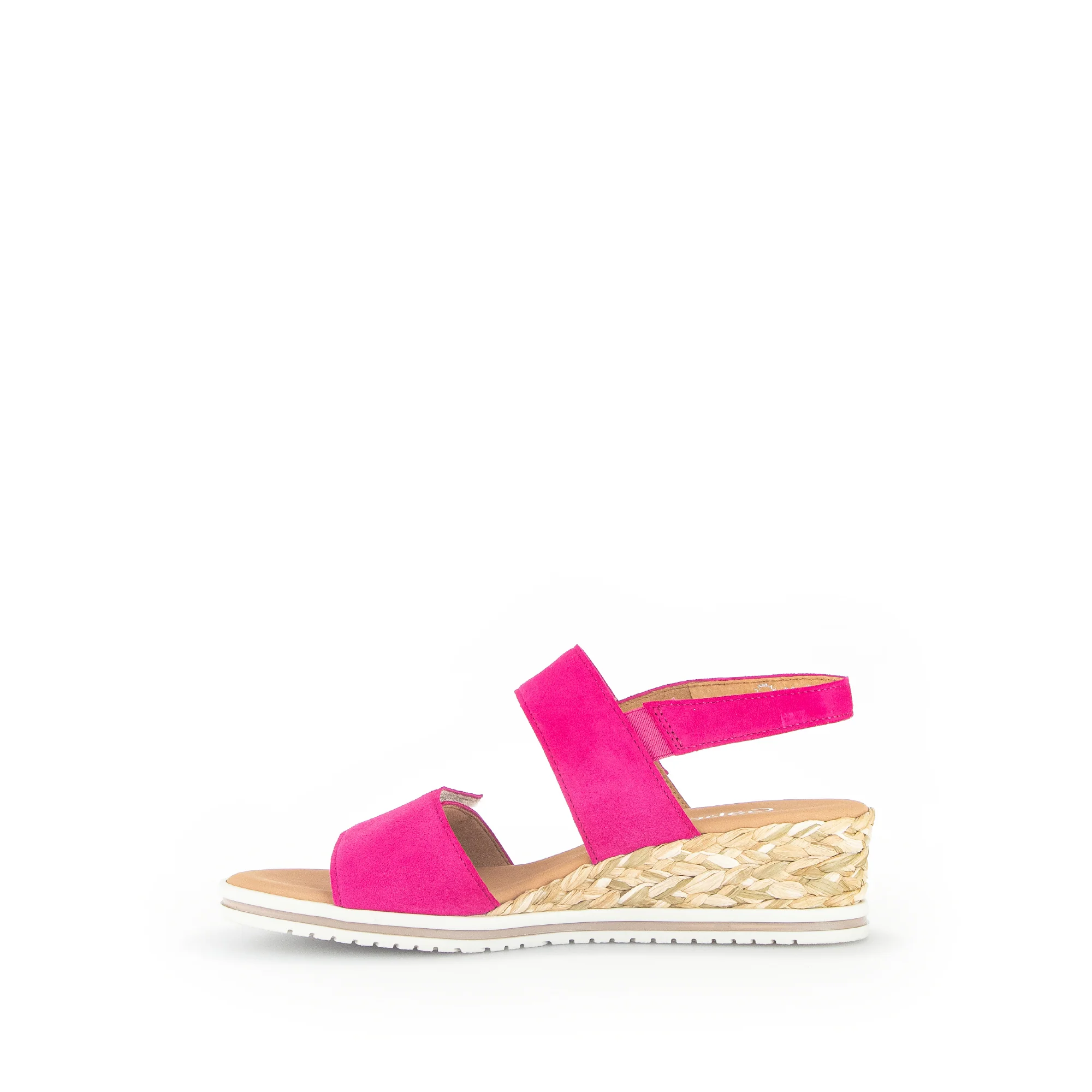 Sandales pinks en cuir velours - Image 2