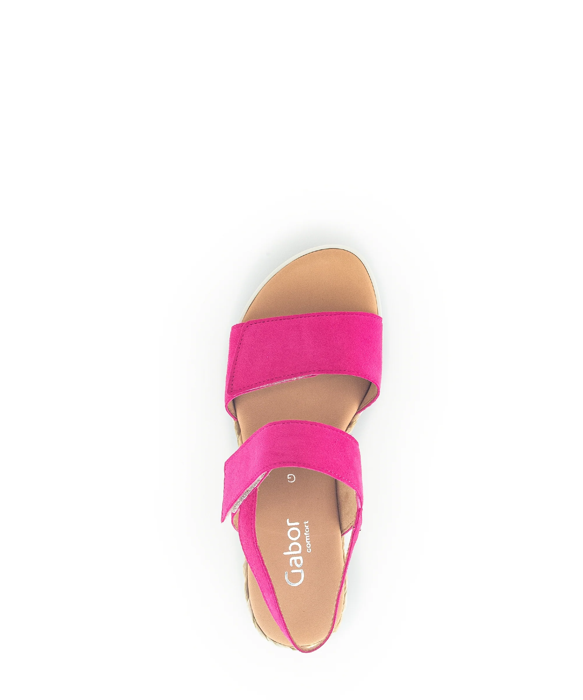 Sandales pinks en cuir velours - Image 5