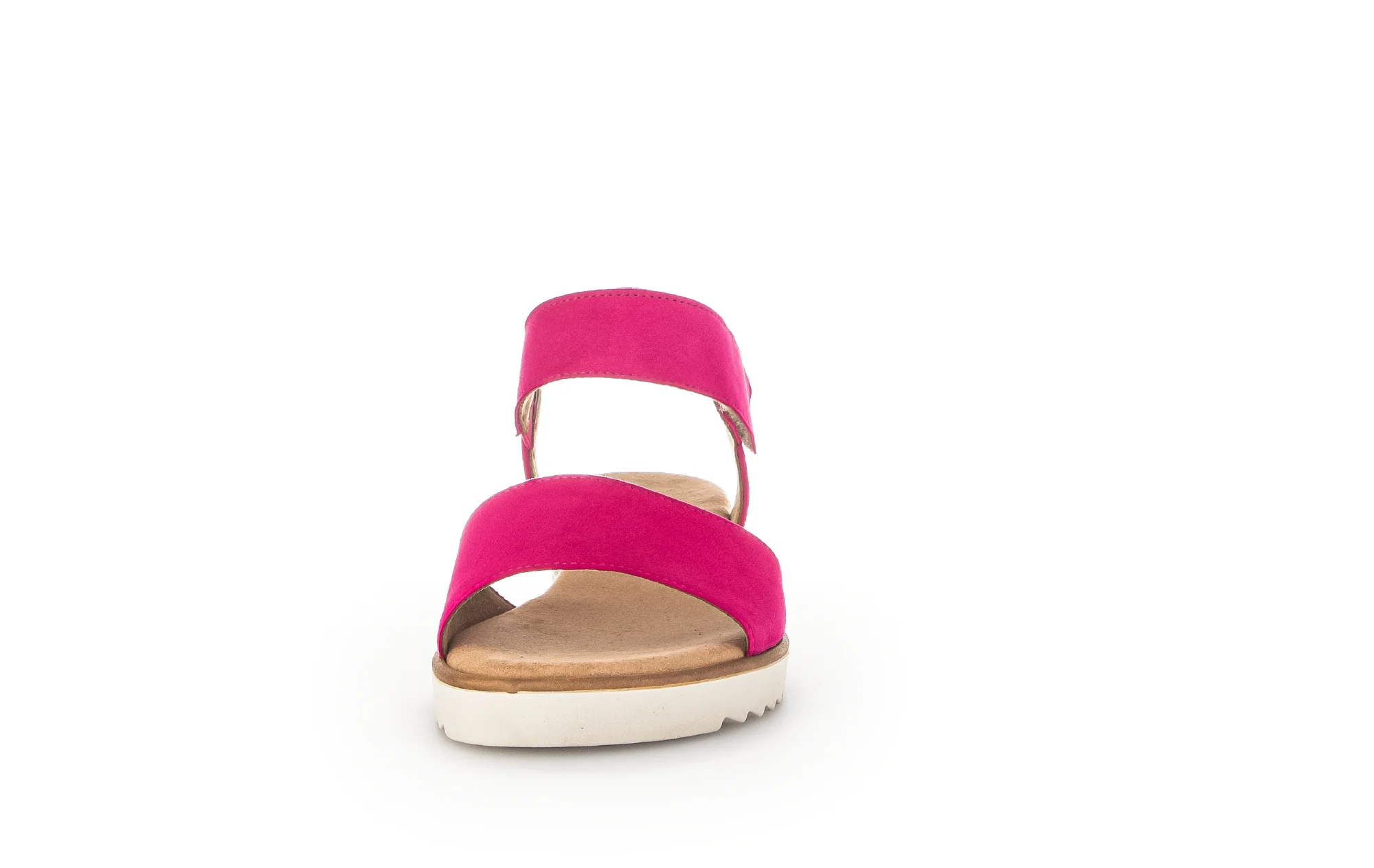 Sandales pinks en cuir velours - Image 4