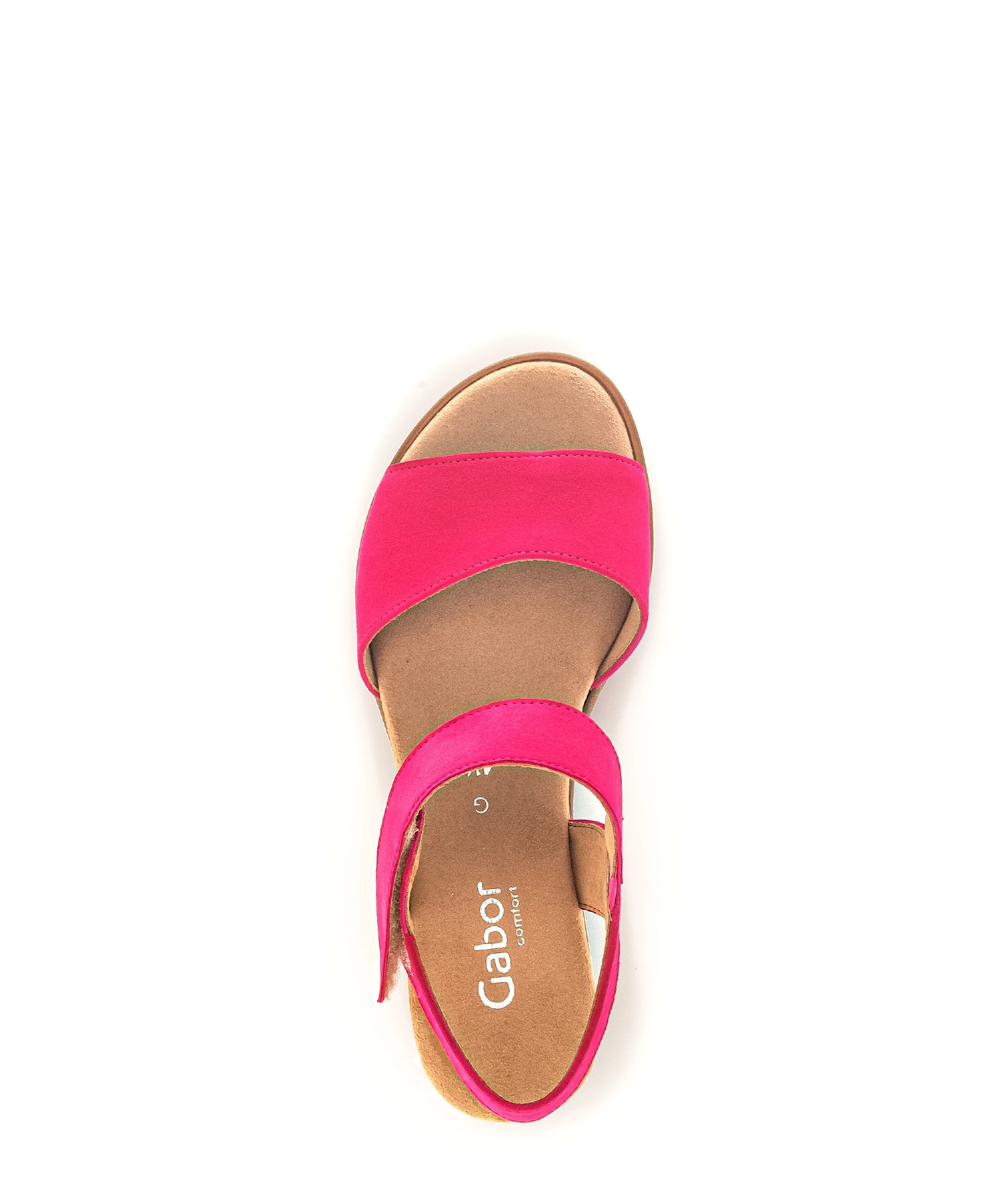 Sandales pinks en cuir velours - Image 5