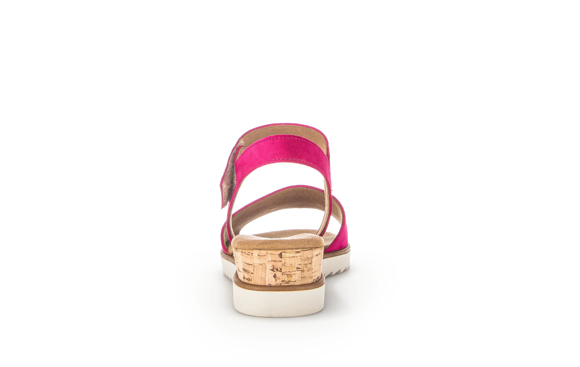 Sandales pinks en cuir velours - Image 6