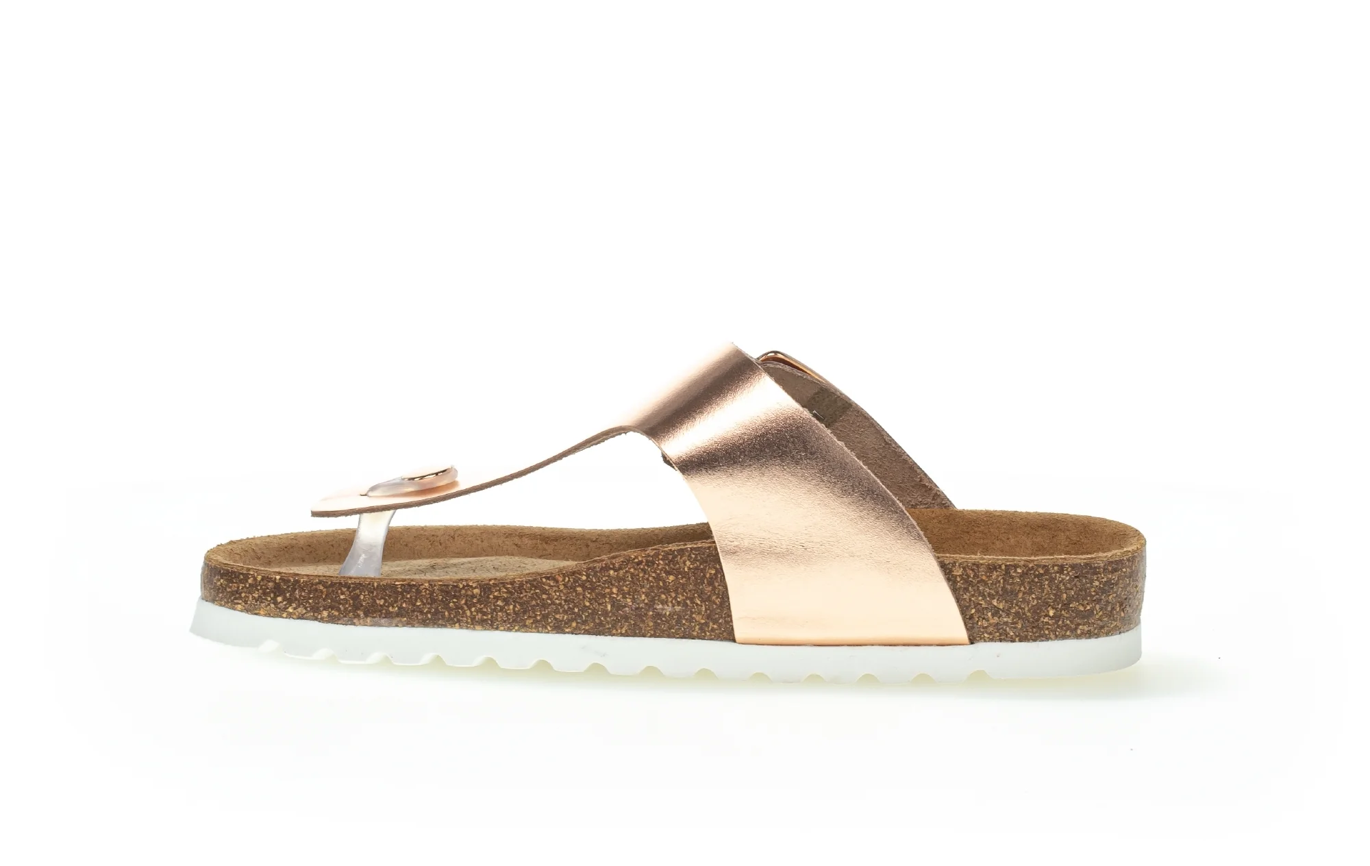 Sandales rose en cuir lisse - Image 2