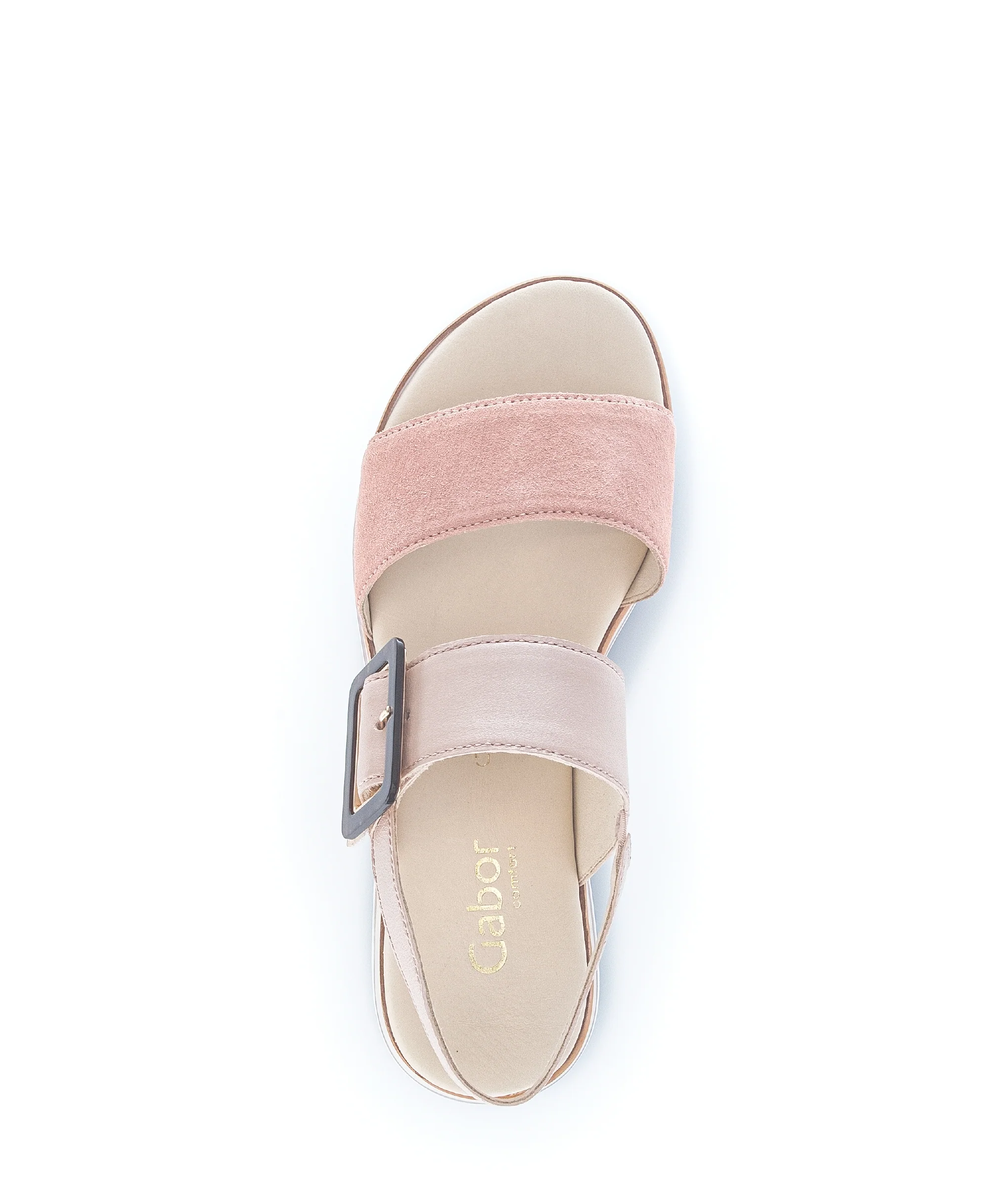 Sandales rose en suède - Image 6