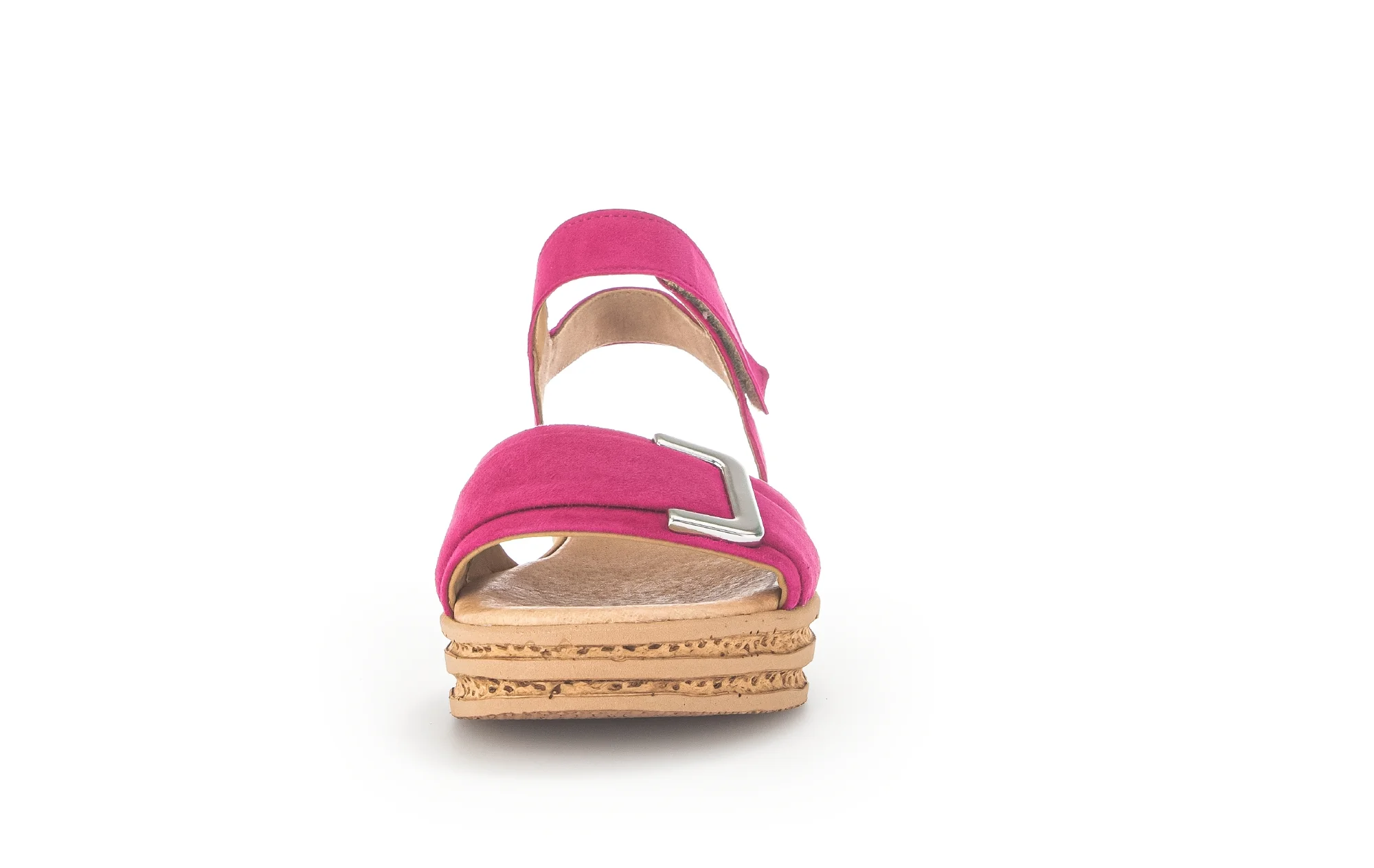 Sandales rose en suède - Image 3