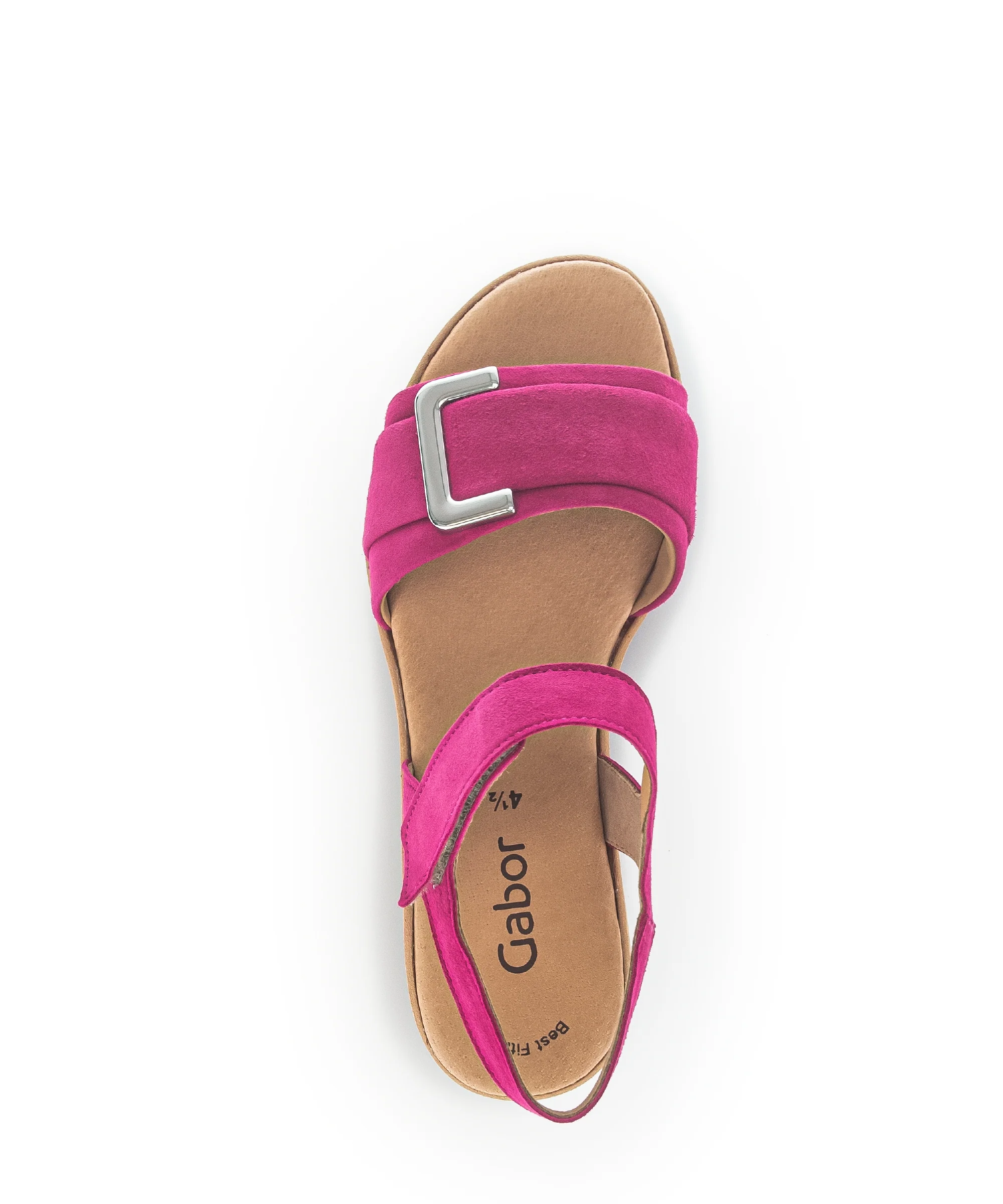 Sandales rose en suède - Image 6