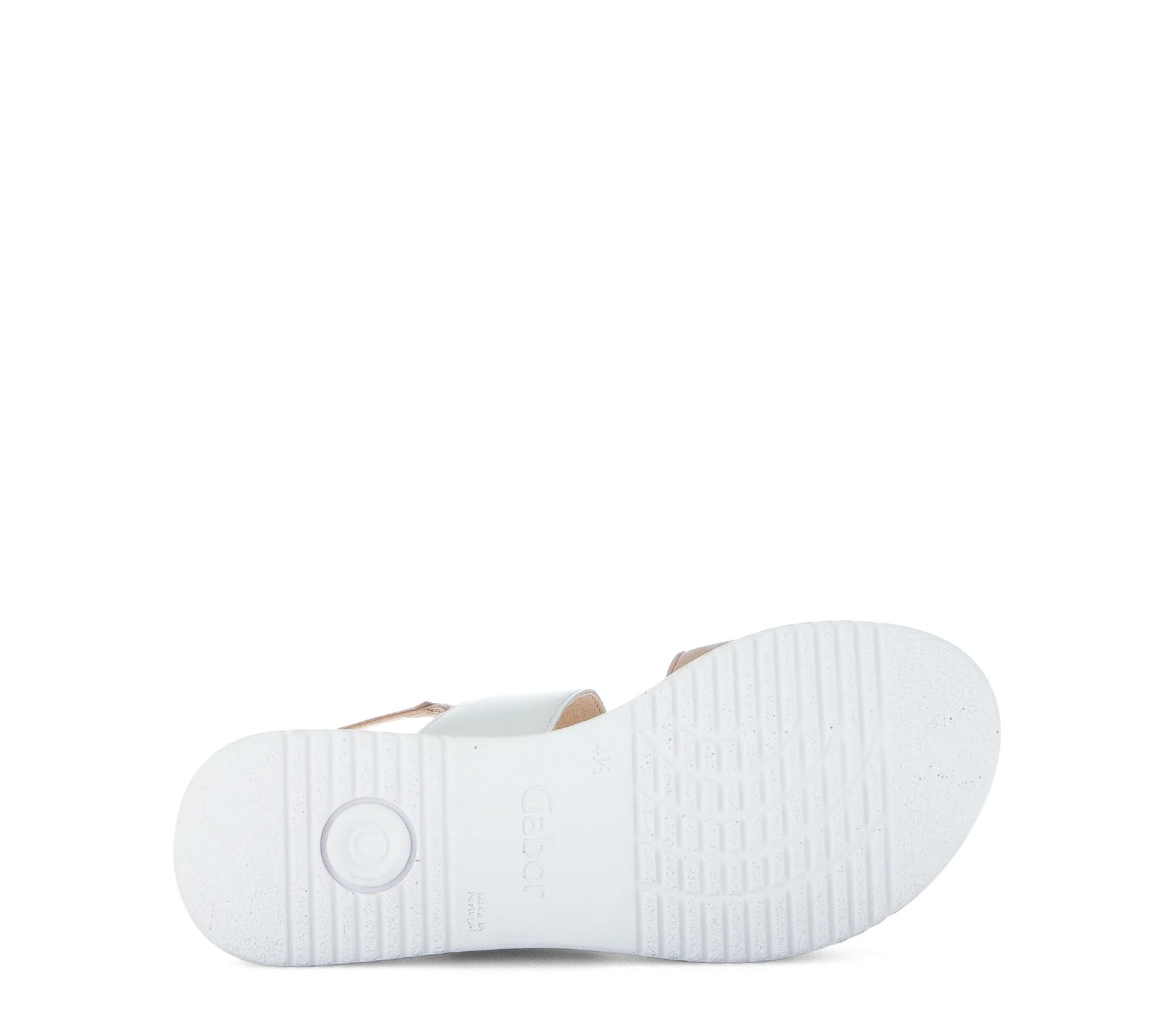 Sandales roses/blanches en cuir lisse - Image 7