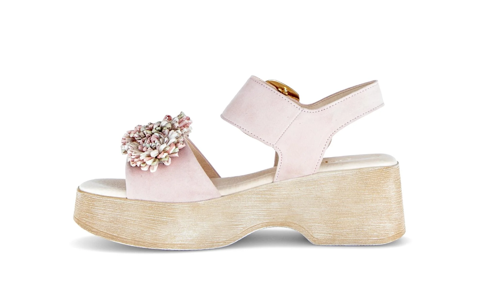 Sandales roses en cuir - Image 2