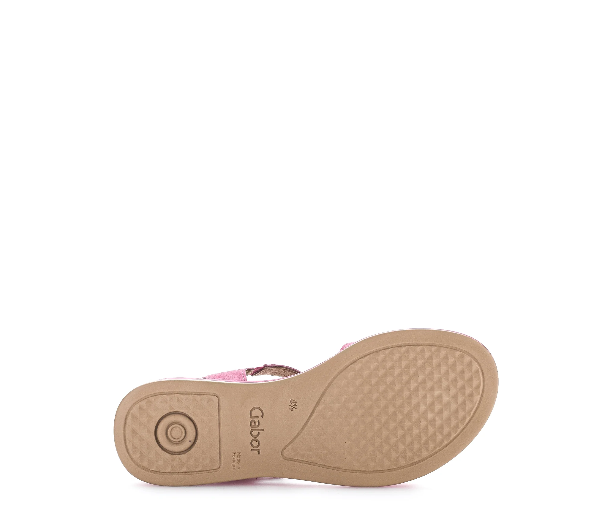 Sandales roses en cuir velours - Image 6