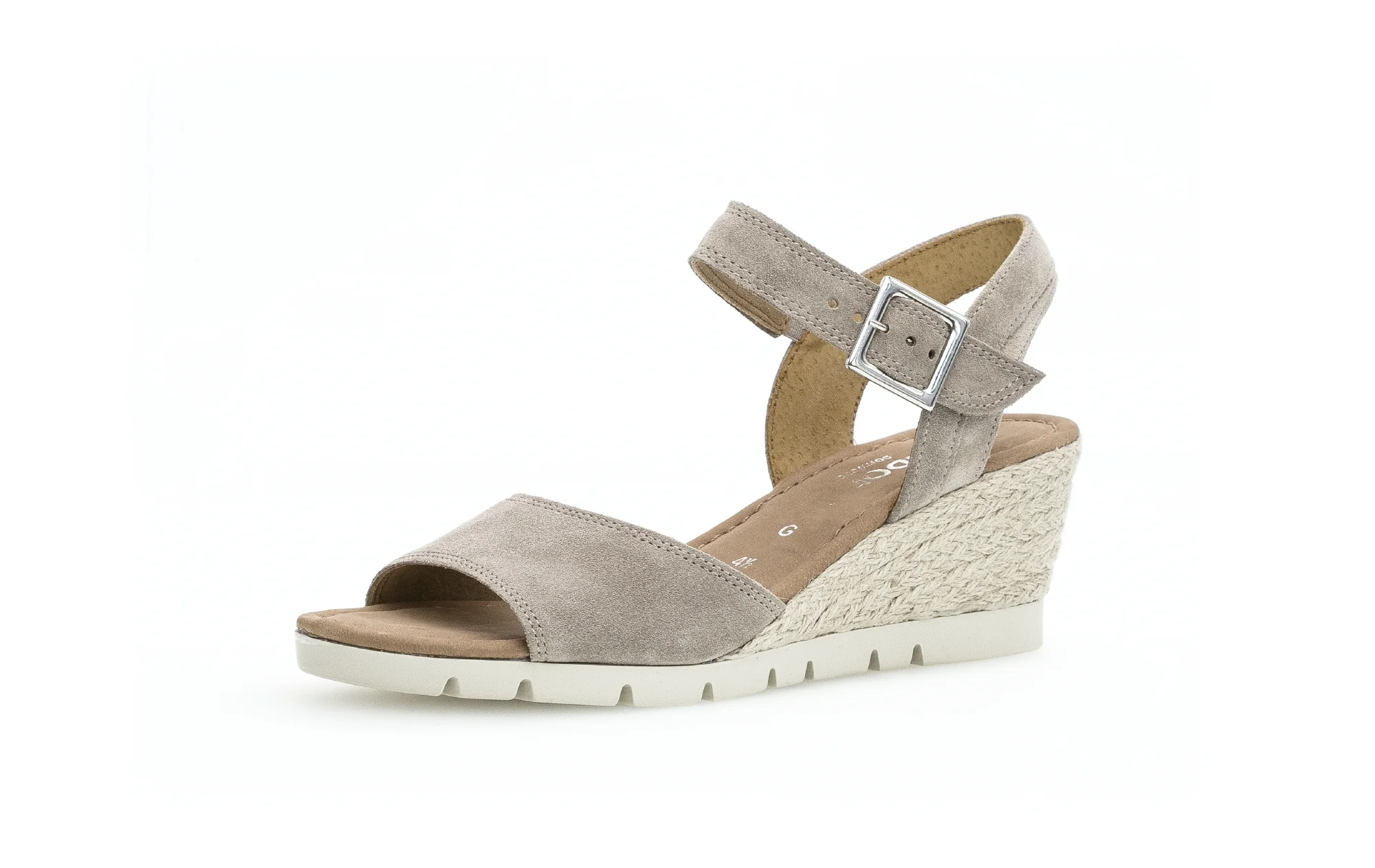 Sandales sables en cuir velours - Image 3