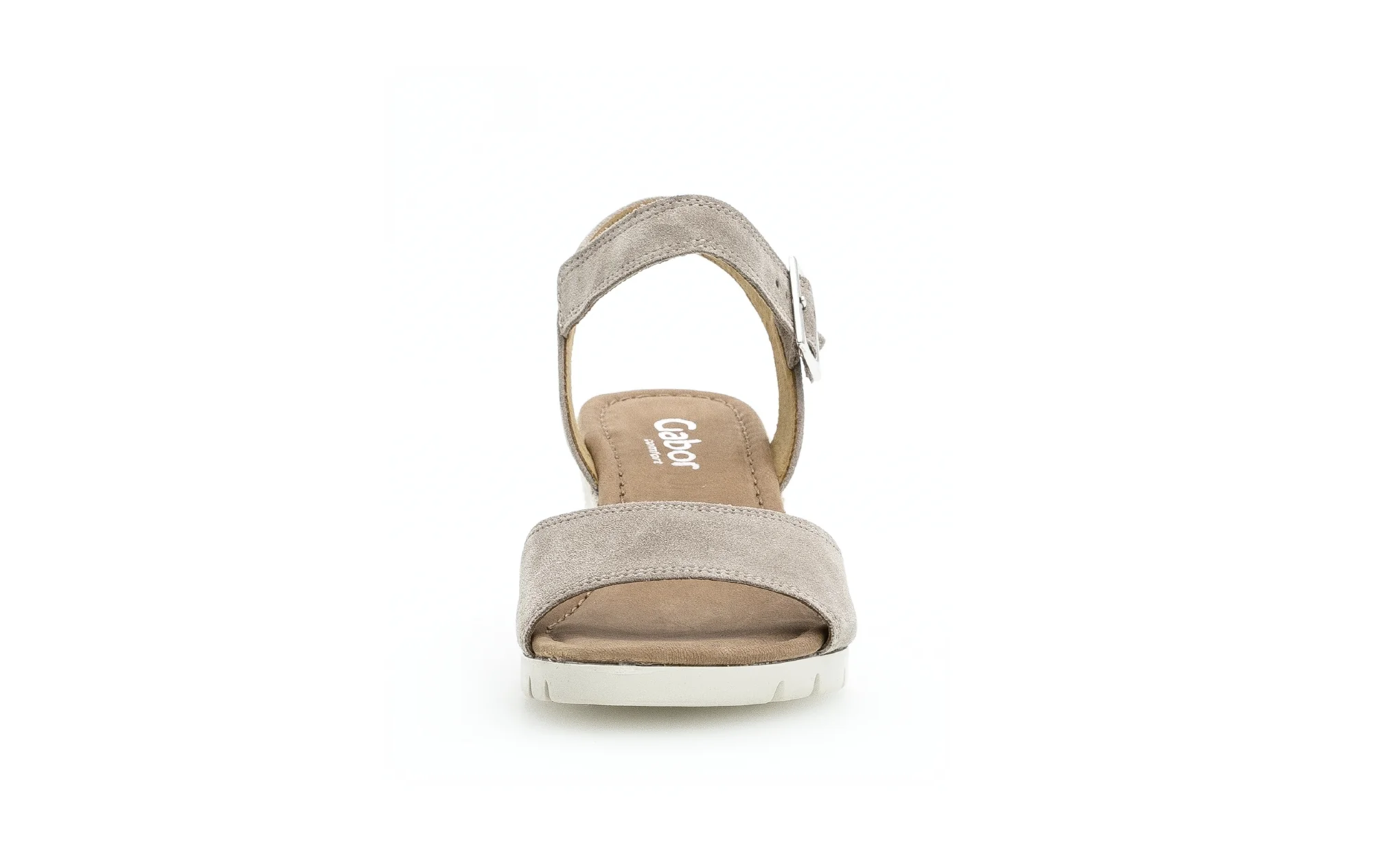 Sandales sables en cuir velours - Image 4