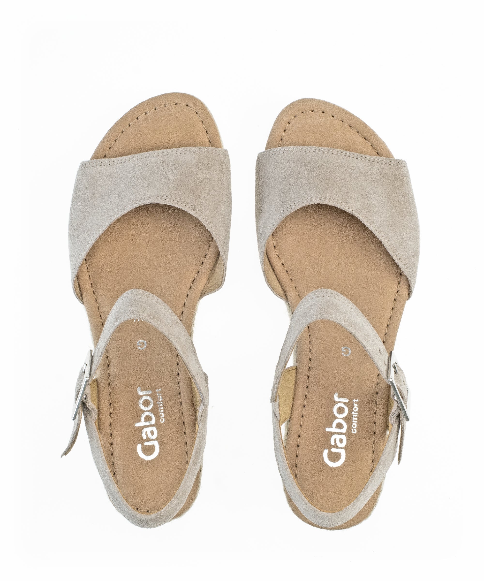 Sandales sables en cuir velours - Image 7