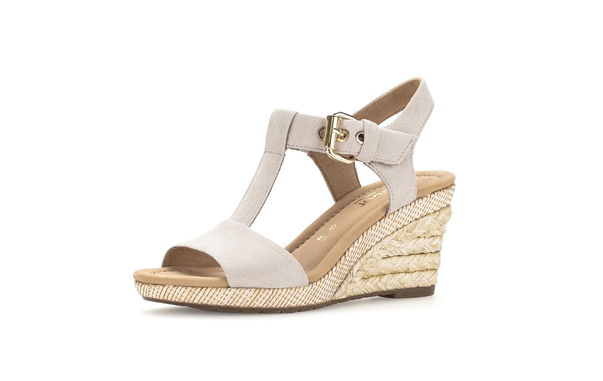 Sandales sables en cuir velours - Image 3