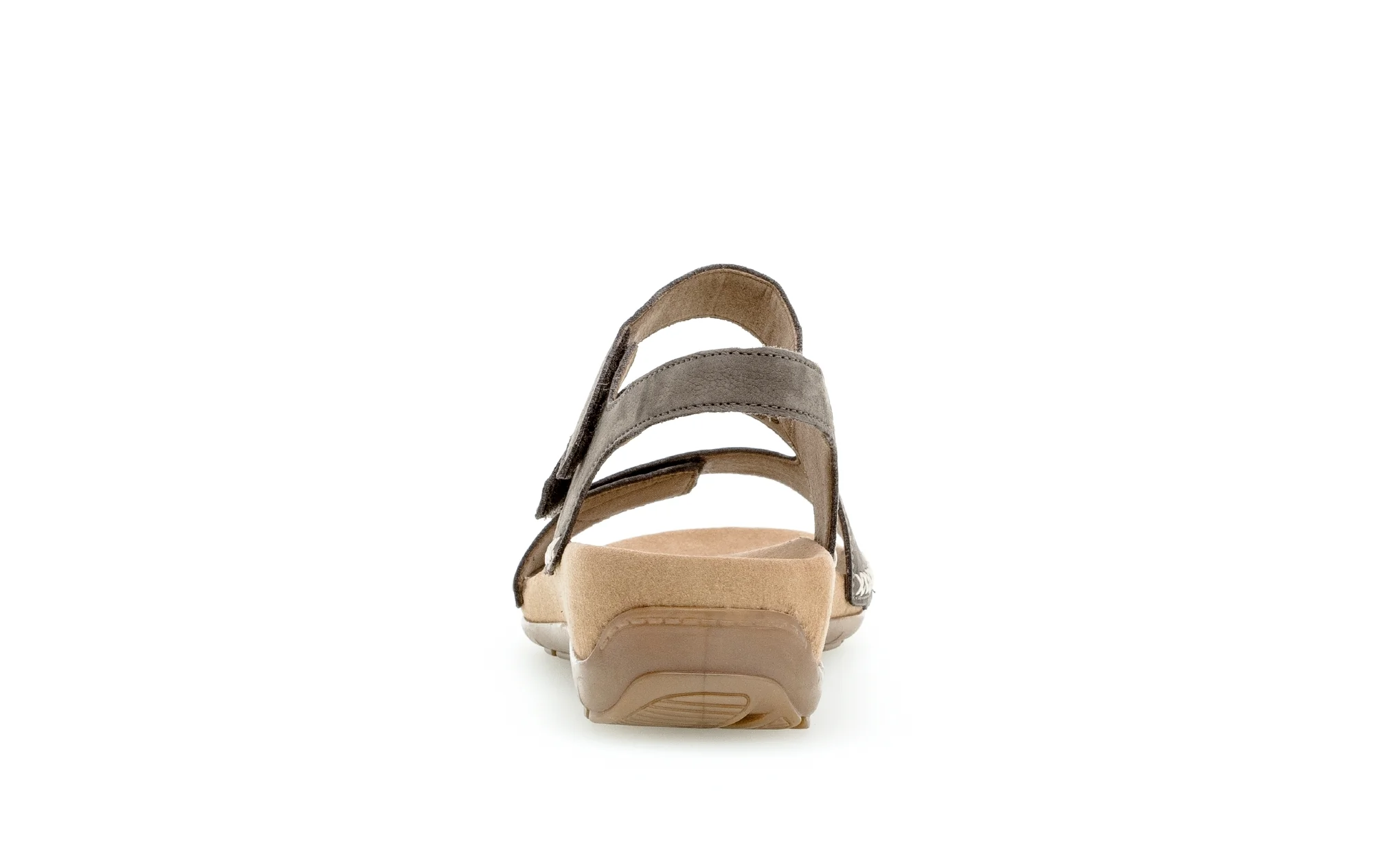 Sandales taupes en cuir nubuck - Image 4