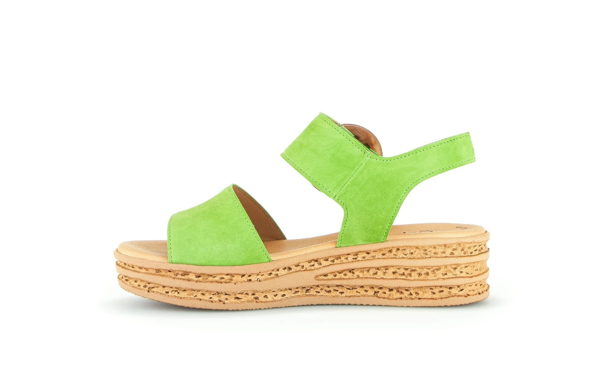 Sandales vertes en cuir - Image 2