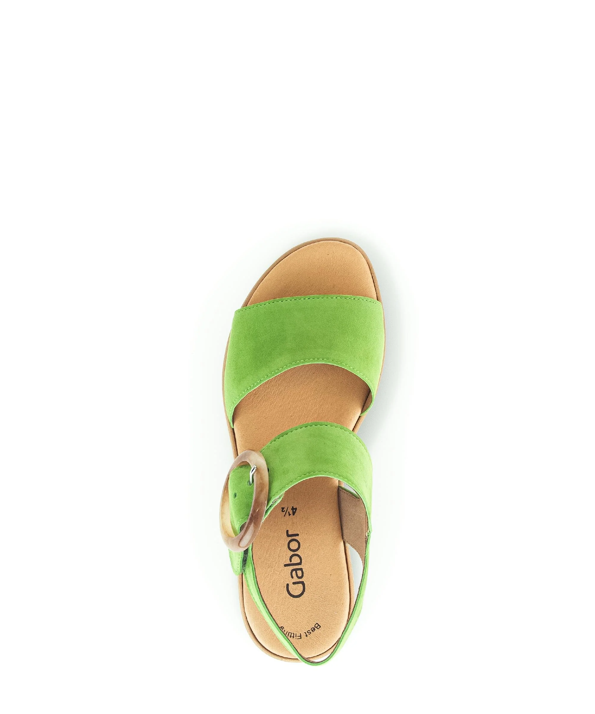 Sandales vertes en cuir - Image 3