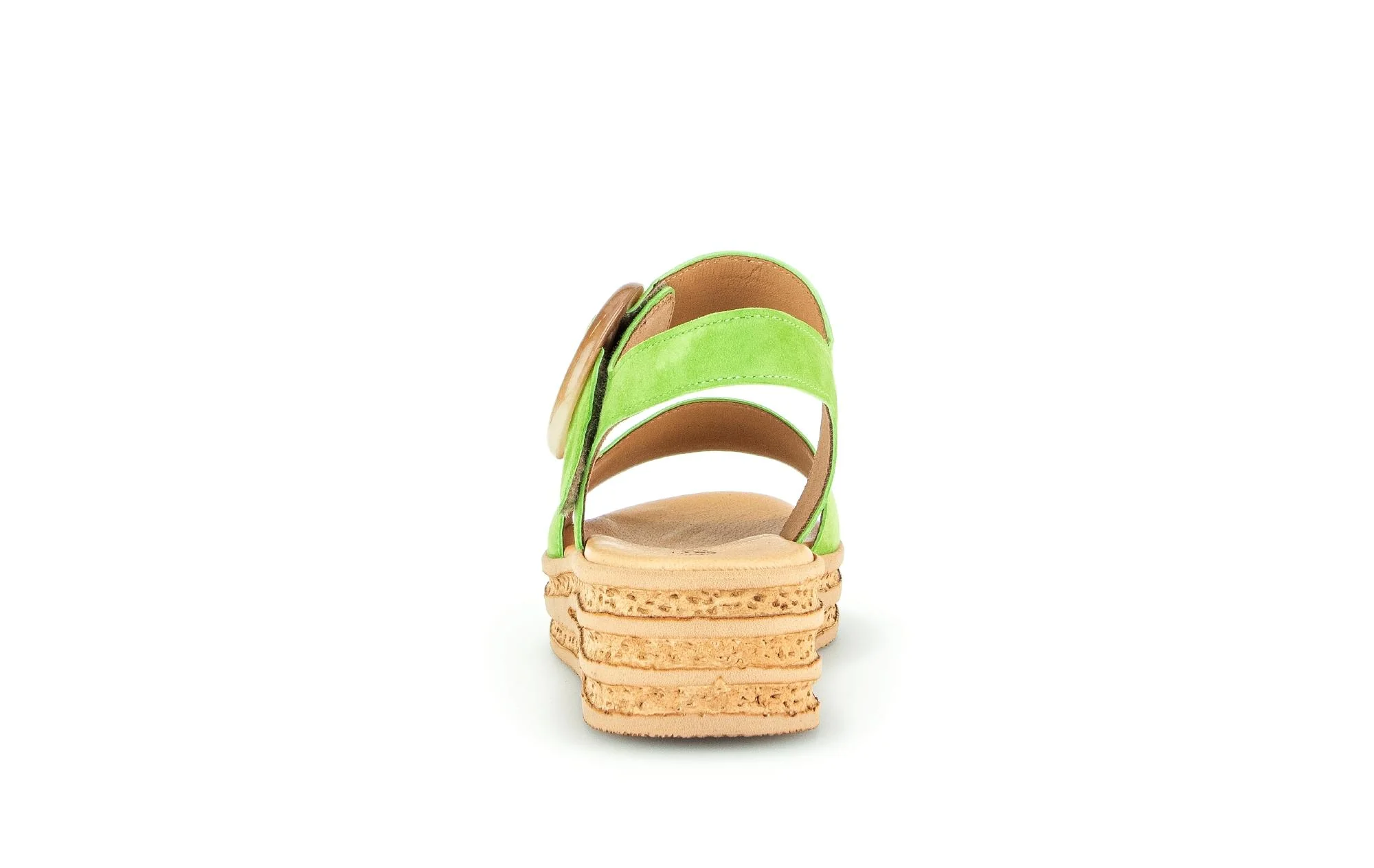 Sandales vertes en cuir - Image 4