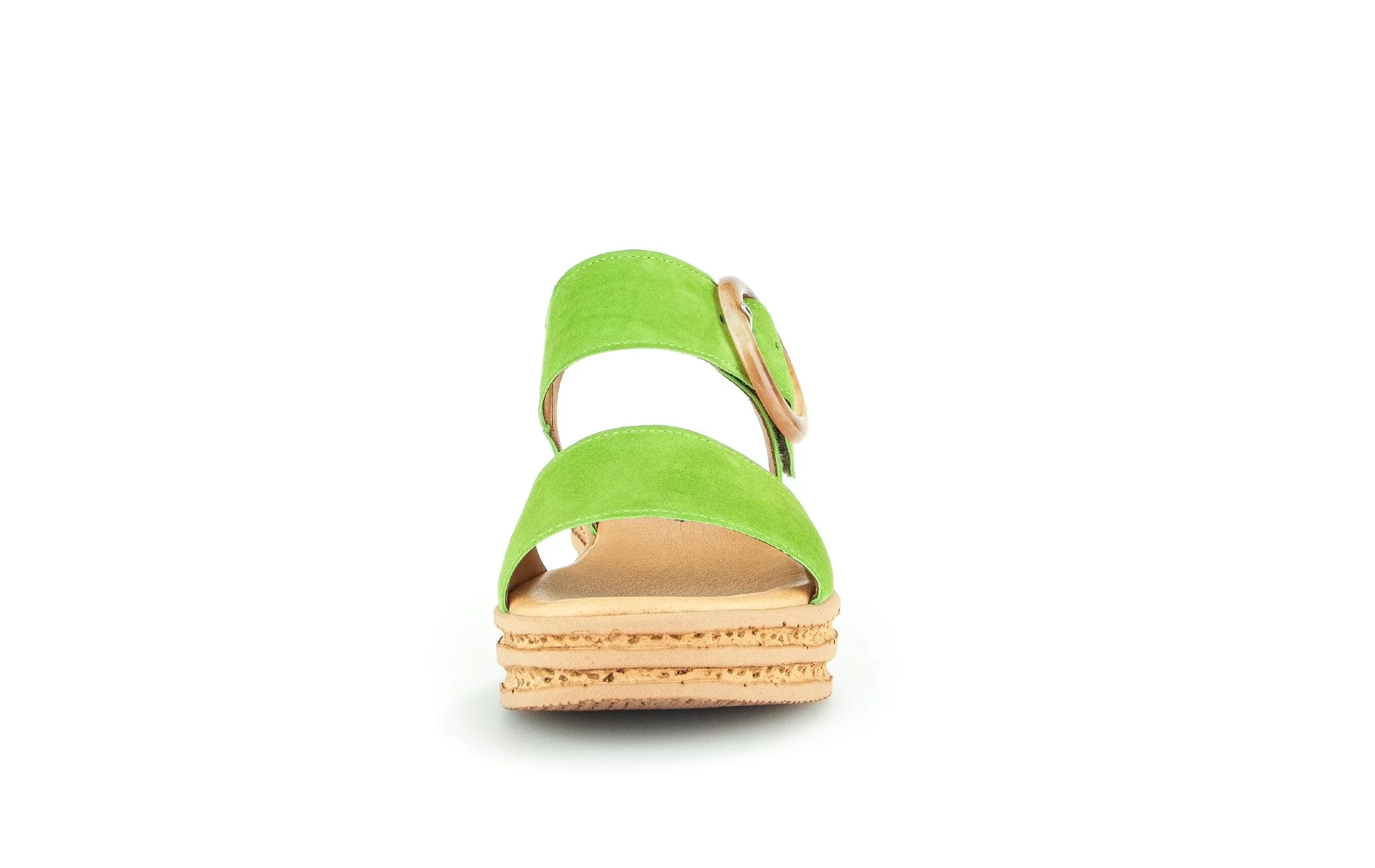 Sandales vertes en cuir - Image 5